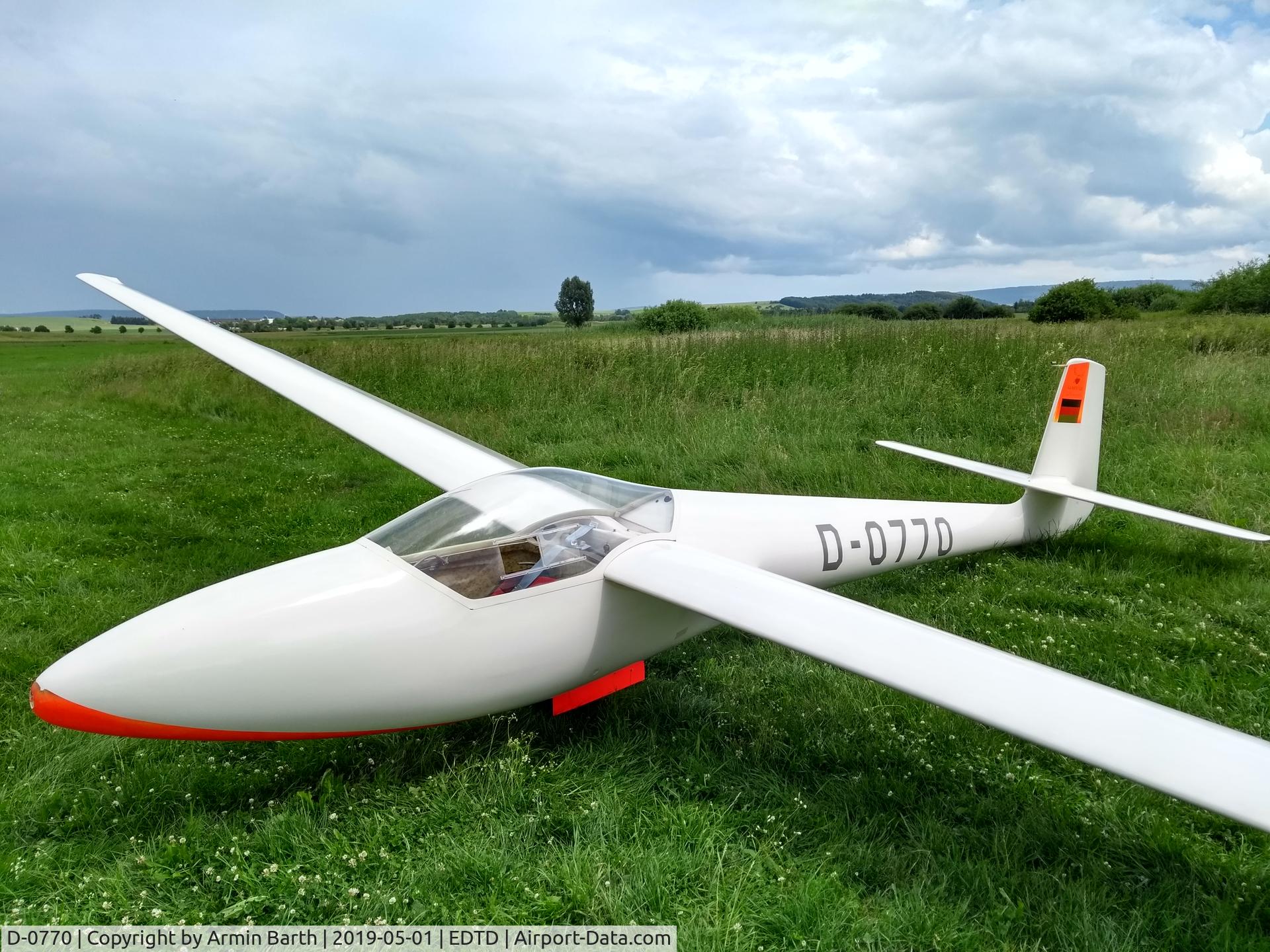 D-0770, 1972 Glasflugel H-201 Standard Libelle C/N 299, nice fly