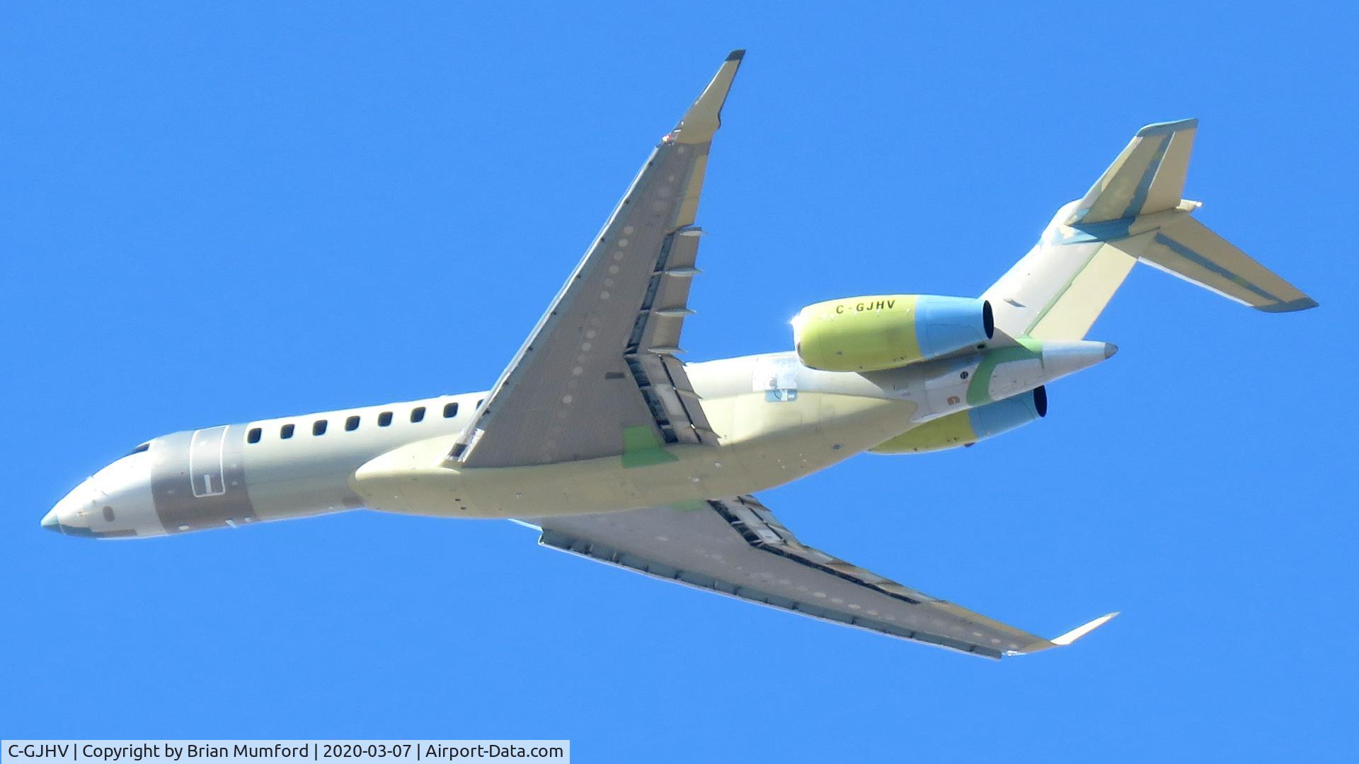 C-GJHV, 2002 Schempp-Hirth Ventus-2b C/N 132, Photo taken March 7, 2020 over Belleville Ontario approaching CFB Trenton