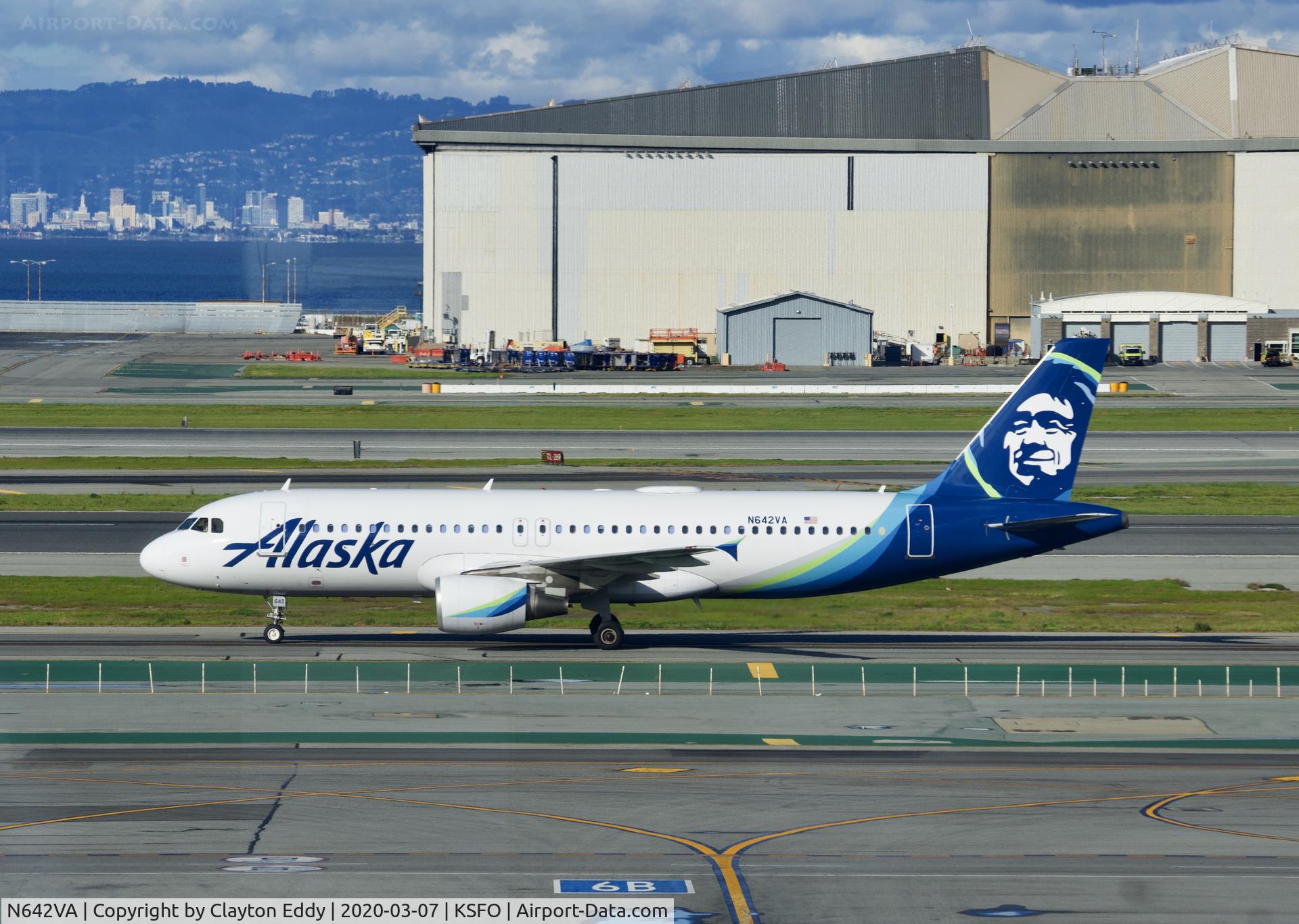 N642VA, 2008 Airbus A320-214 C/N 3670, Sky Terrance SFO 2020.