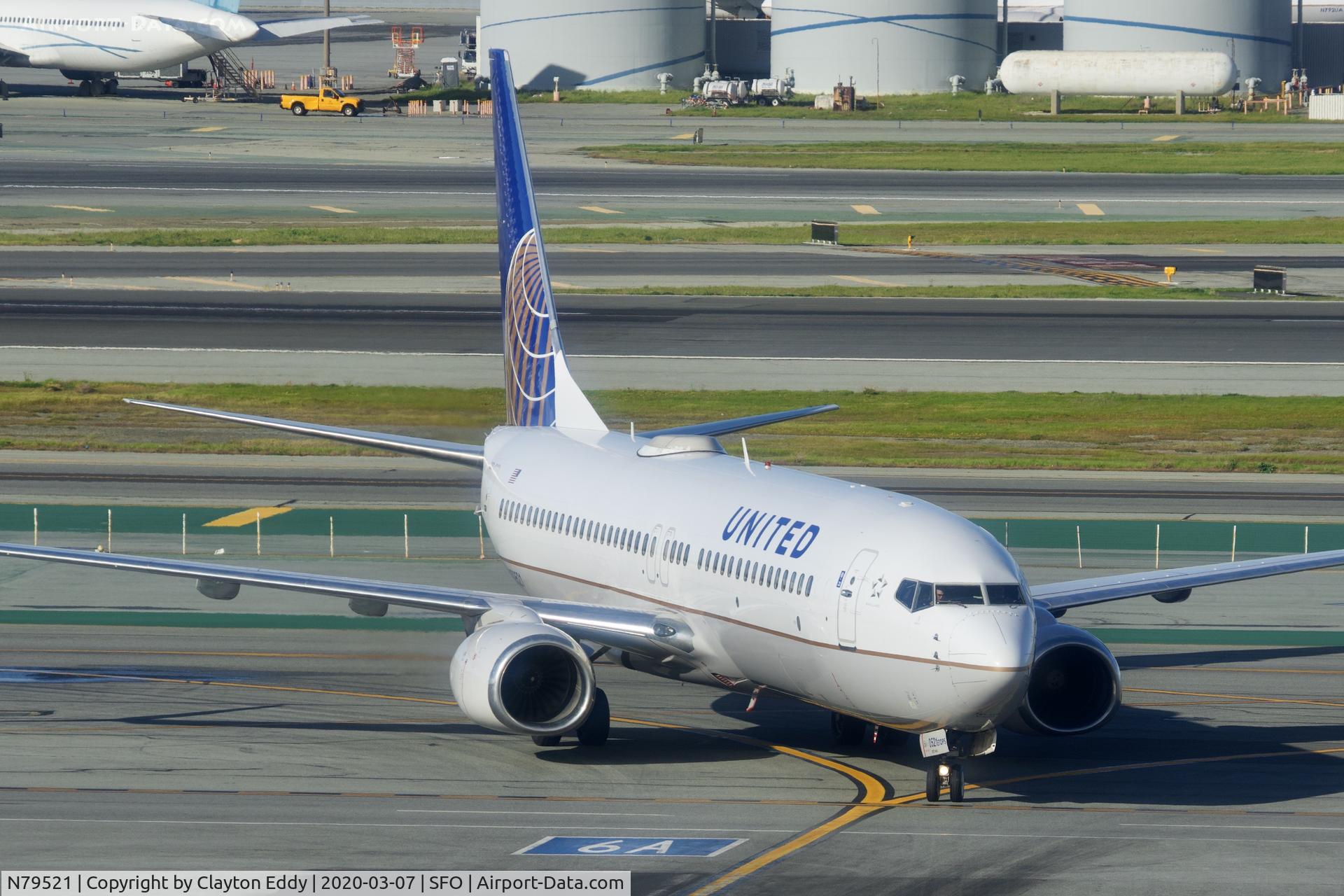 N79521, 2010 Boeing 737-824 C/N 31662, Sky Terrace SFO 2020.