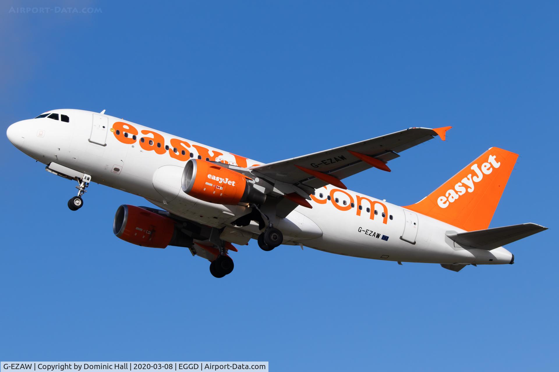 G-EZAW, 2006 Airbus A319-111 C/N 2812, BRS 08/03/20