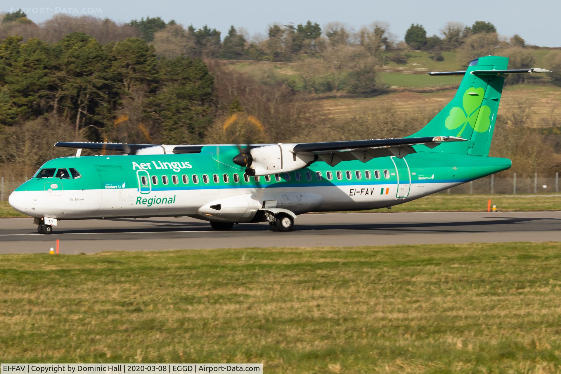 EI-FAV, 2013 ATR 72-600 (72-212A) C/N 1105, BRS 08/03/20