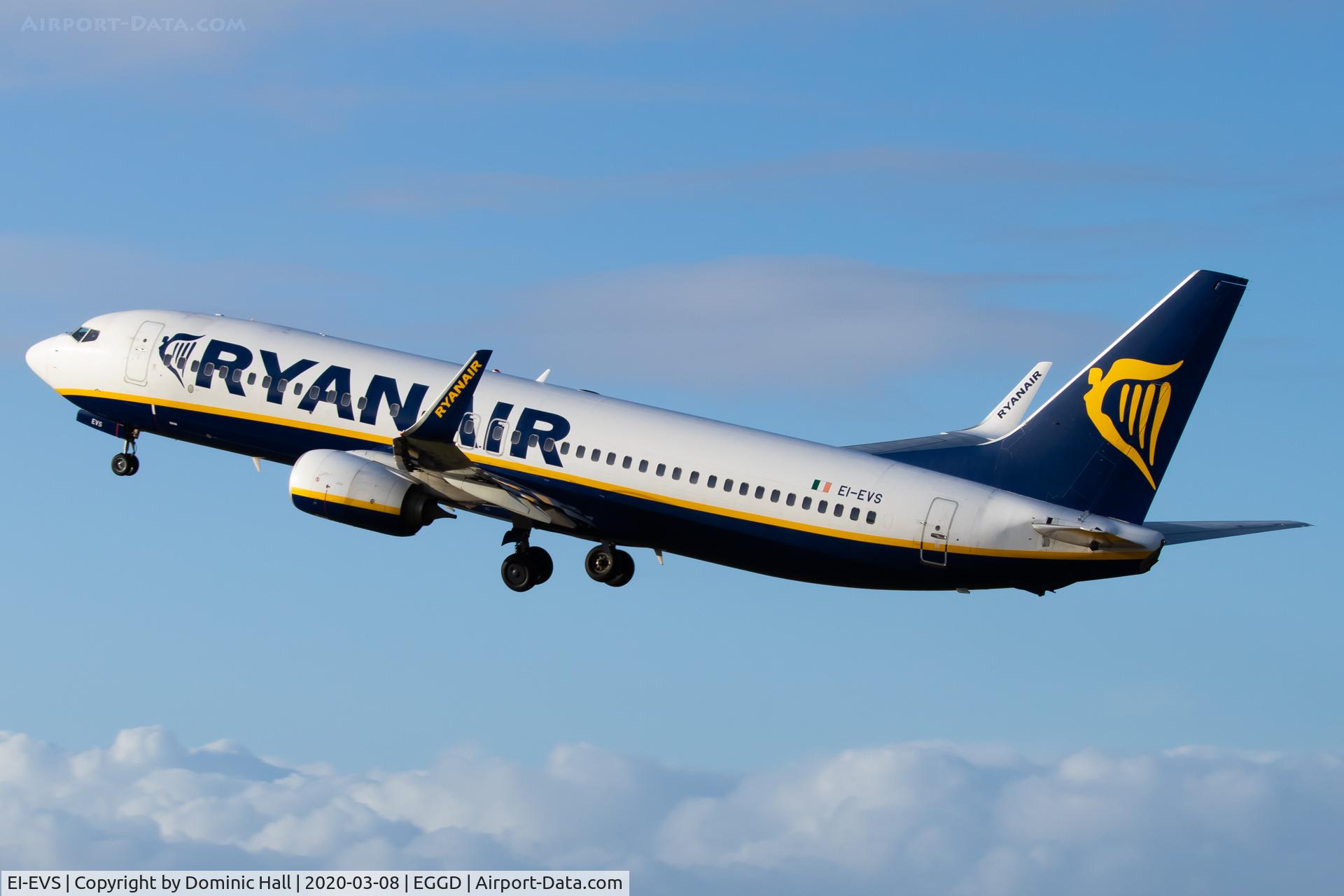 EI-EVS, 2012 Boeing 737-8AS C/N 40313, BRS 08/03/20