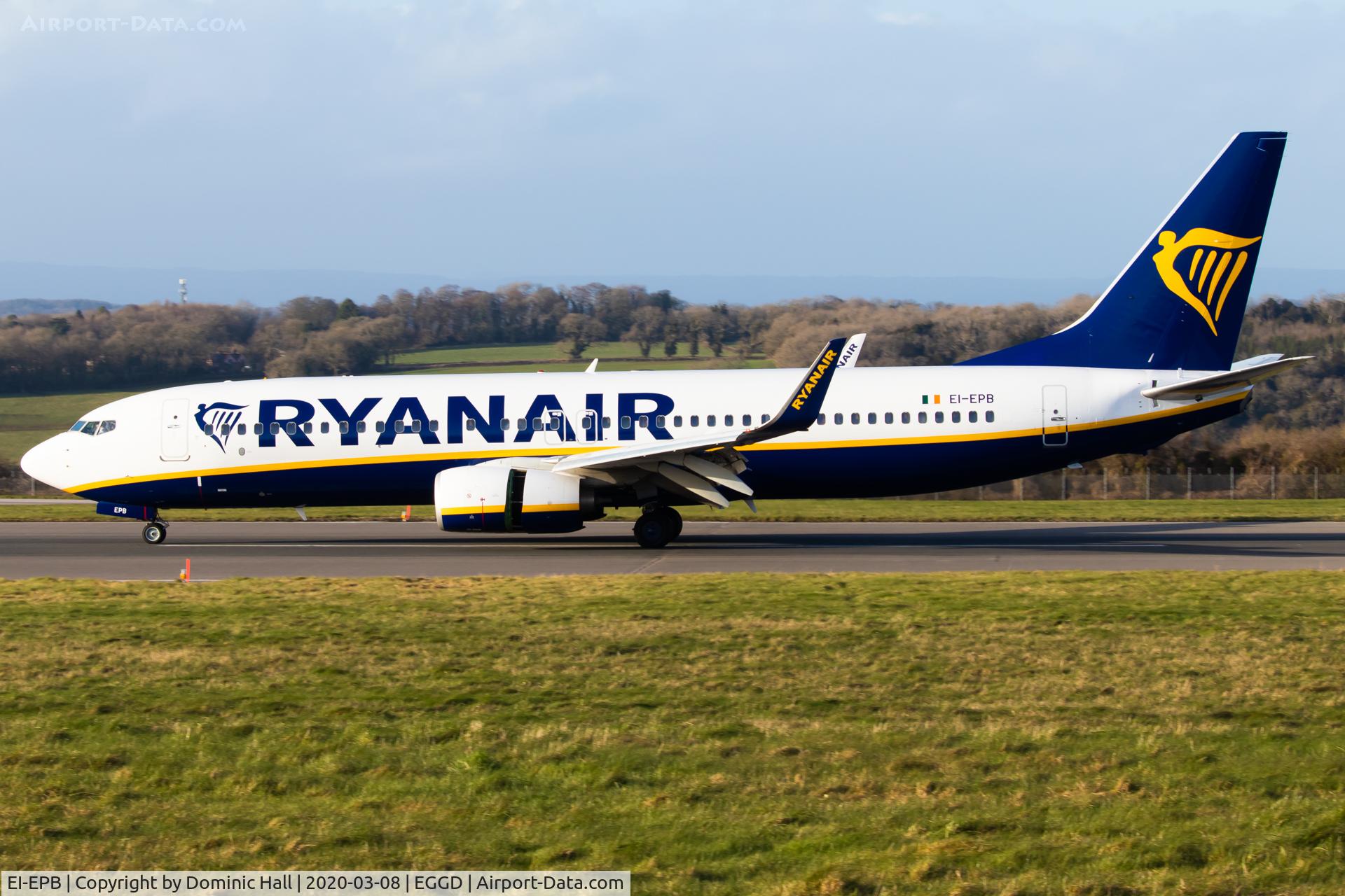 EI-EPB, 2011 Boeing 737-8AS C/N 34986, BRS 08/03/20