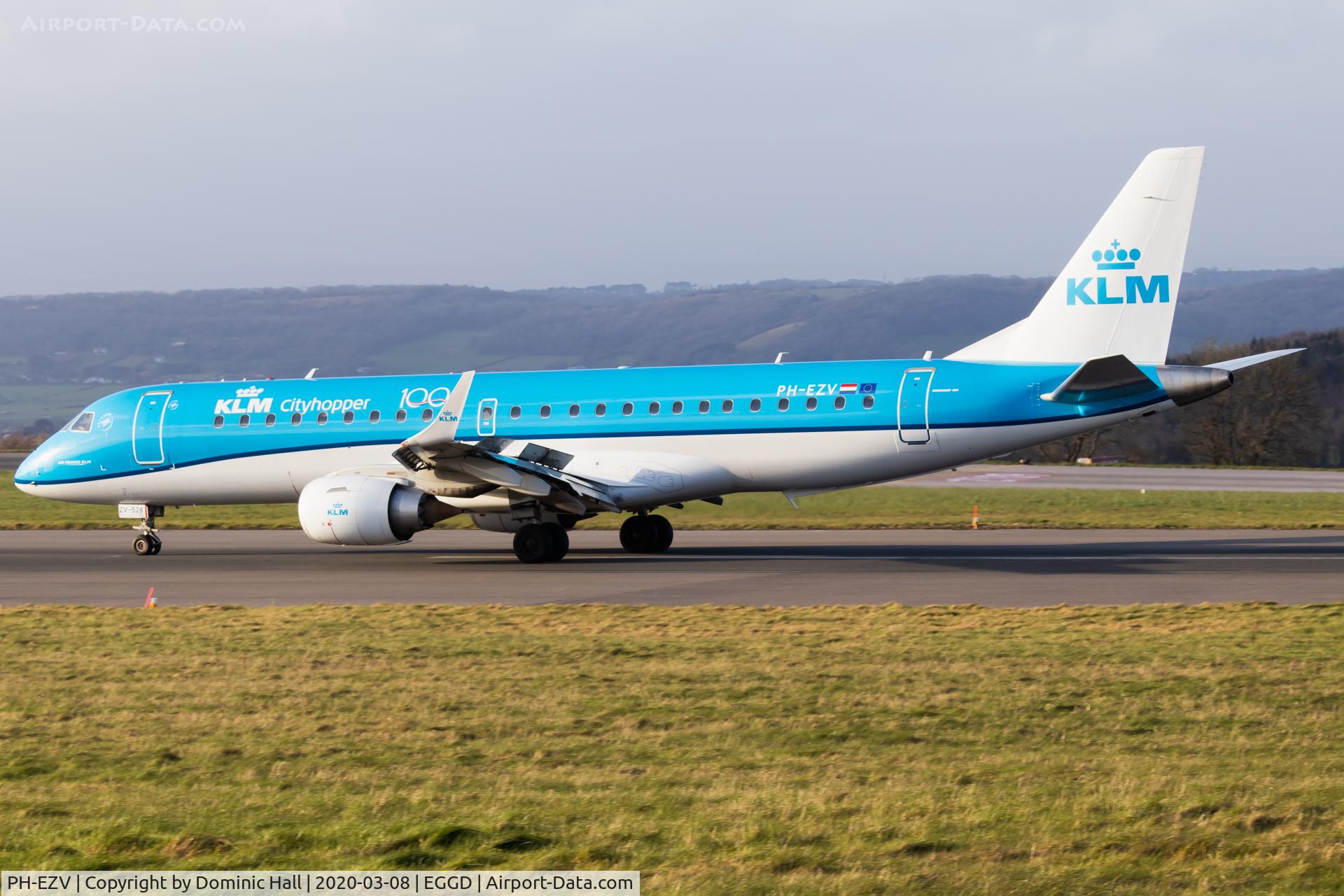PH-EZV, 2012 Embraer 190LR (ERJ-190-100LR) C/N 19000528, BRS 08/03/20