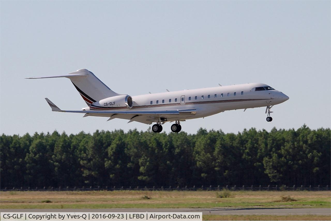 CS-GLF, 2015 Bombardier BD-700-1A10 Global 6000 C/N 9670, Bombardier BD-700-1A10 Global 6000, On final rwy 05, Bordeaux Mérignac airport (LFBD-BOD)