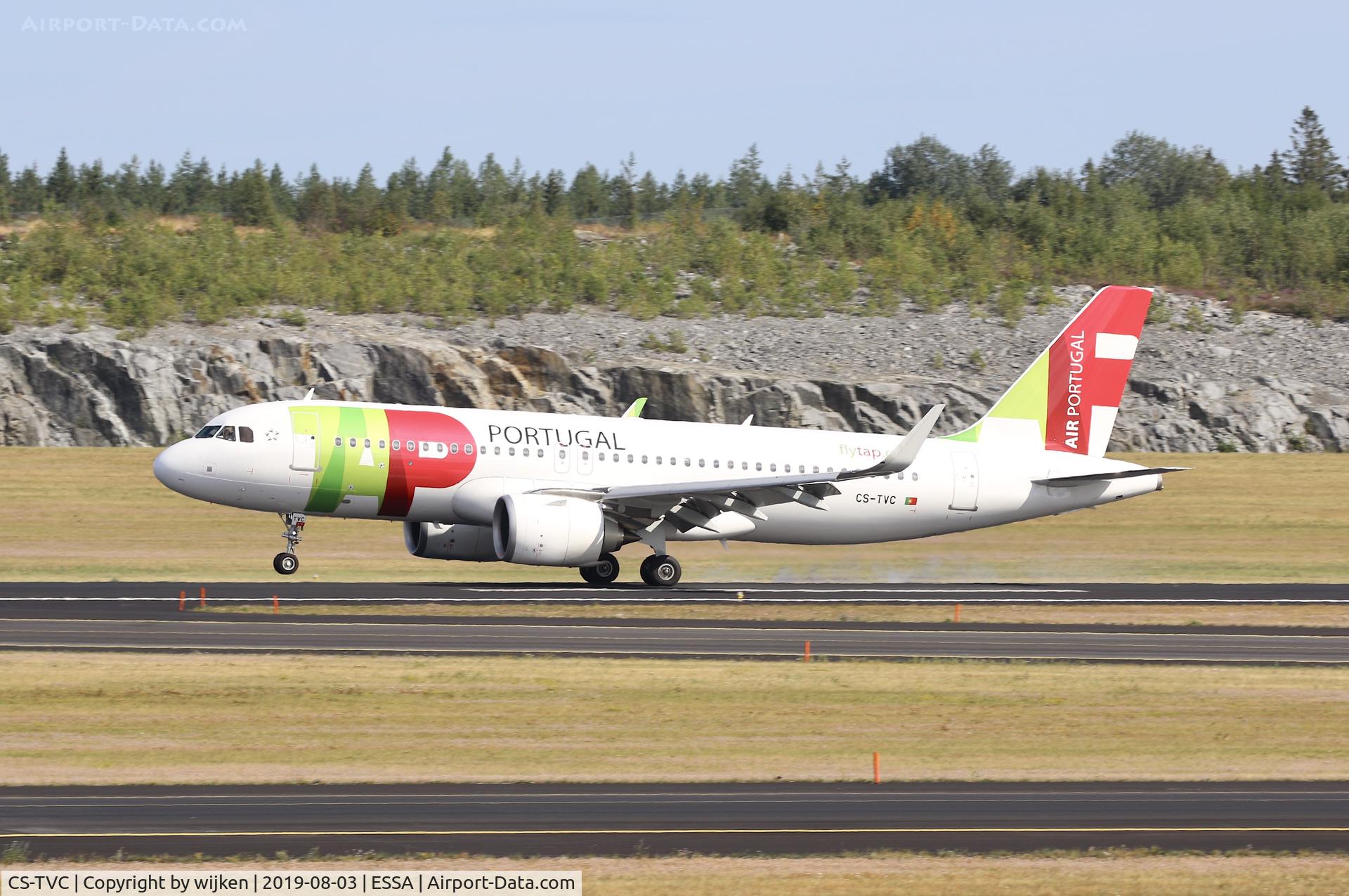CS-TVC, 2019 Airbus A320-251NEO C/N 8831, RWY 01R