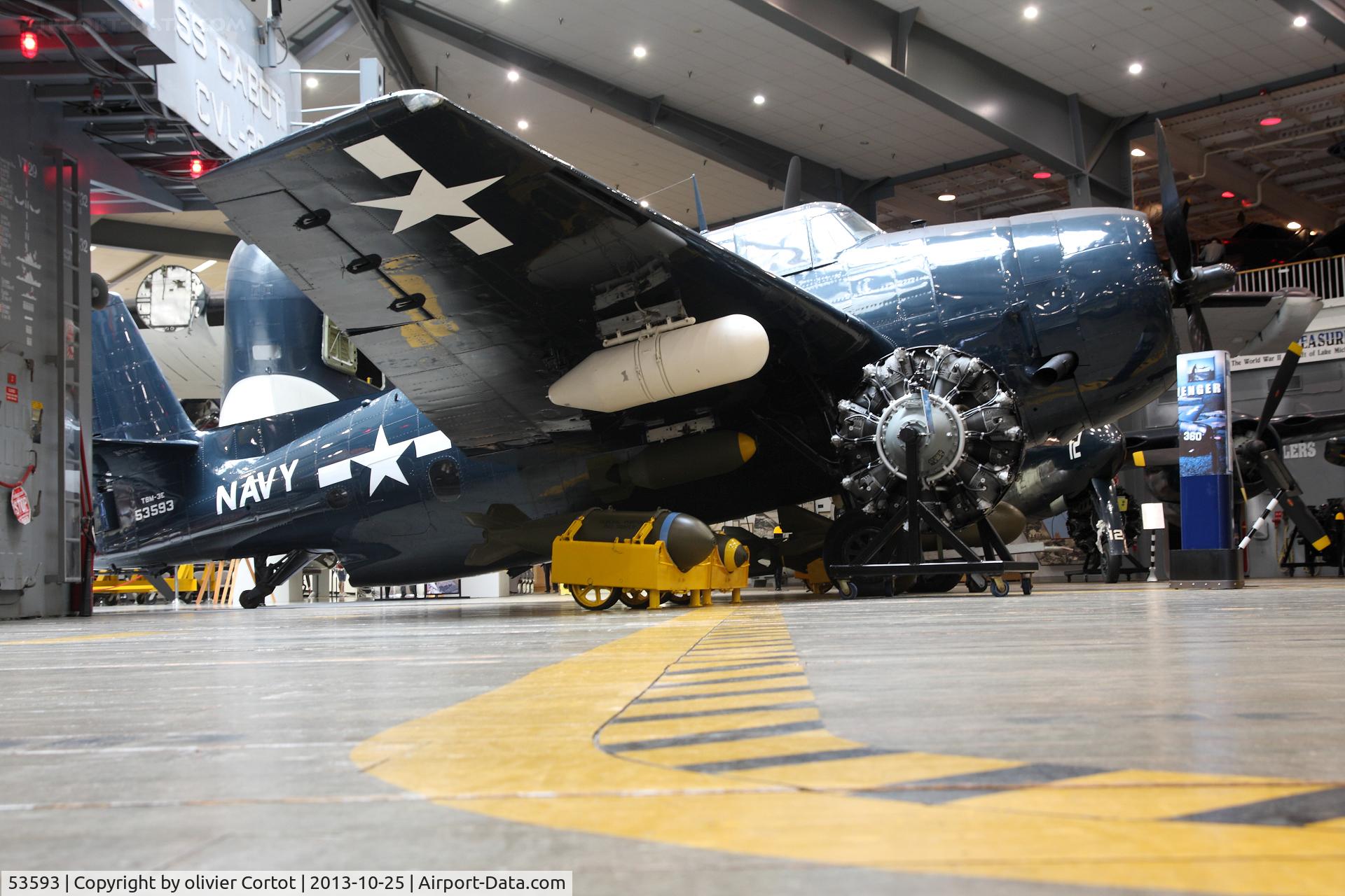 53593, 1945 Grumman TBM-3E Avenger C/N 3655, Pensacola museum