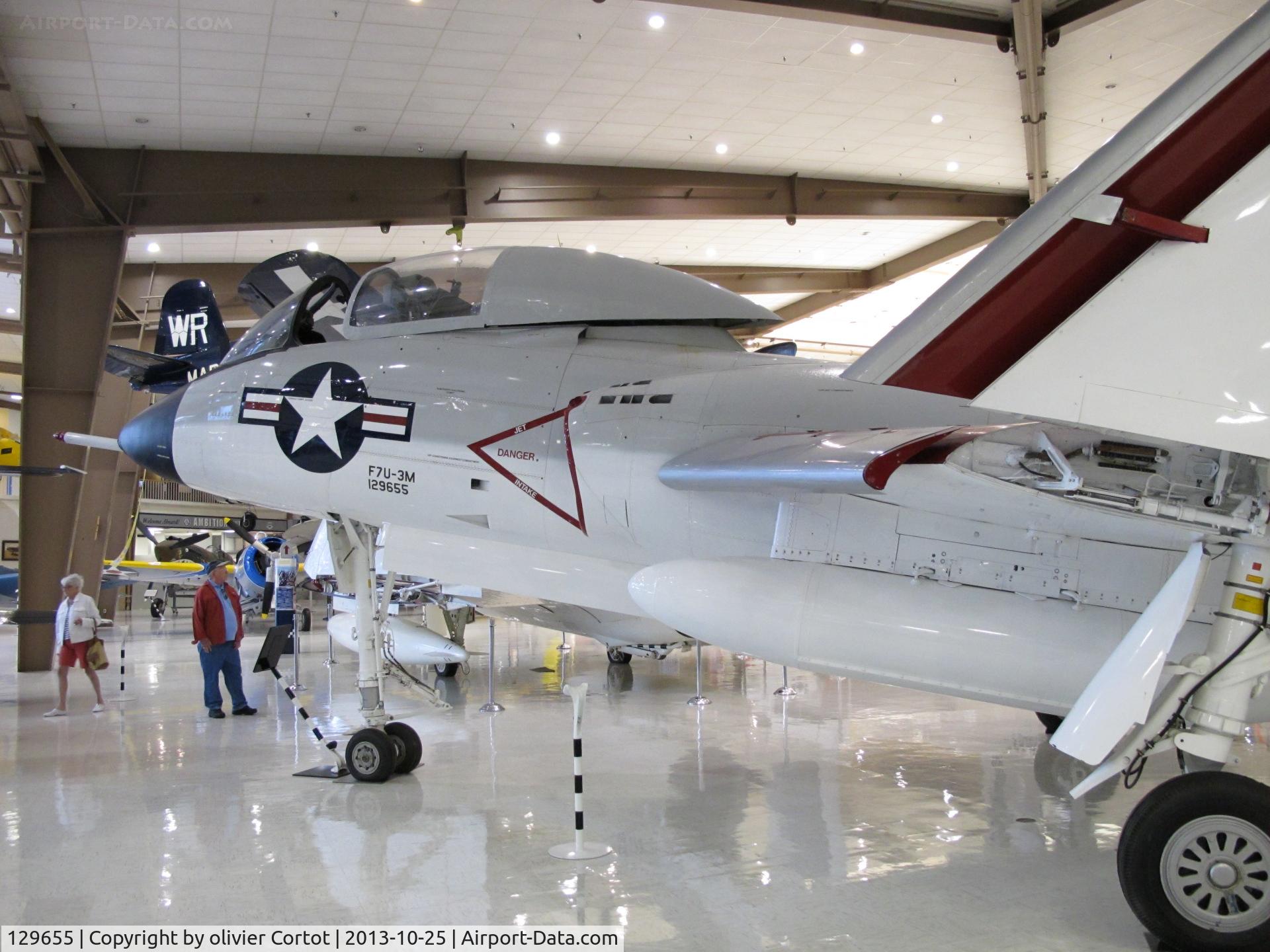 129655, 1954 Vought F7U-3M Cutlass C/N 139, the very rare Cutlass