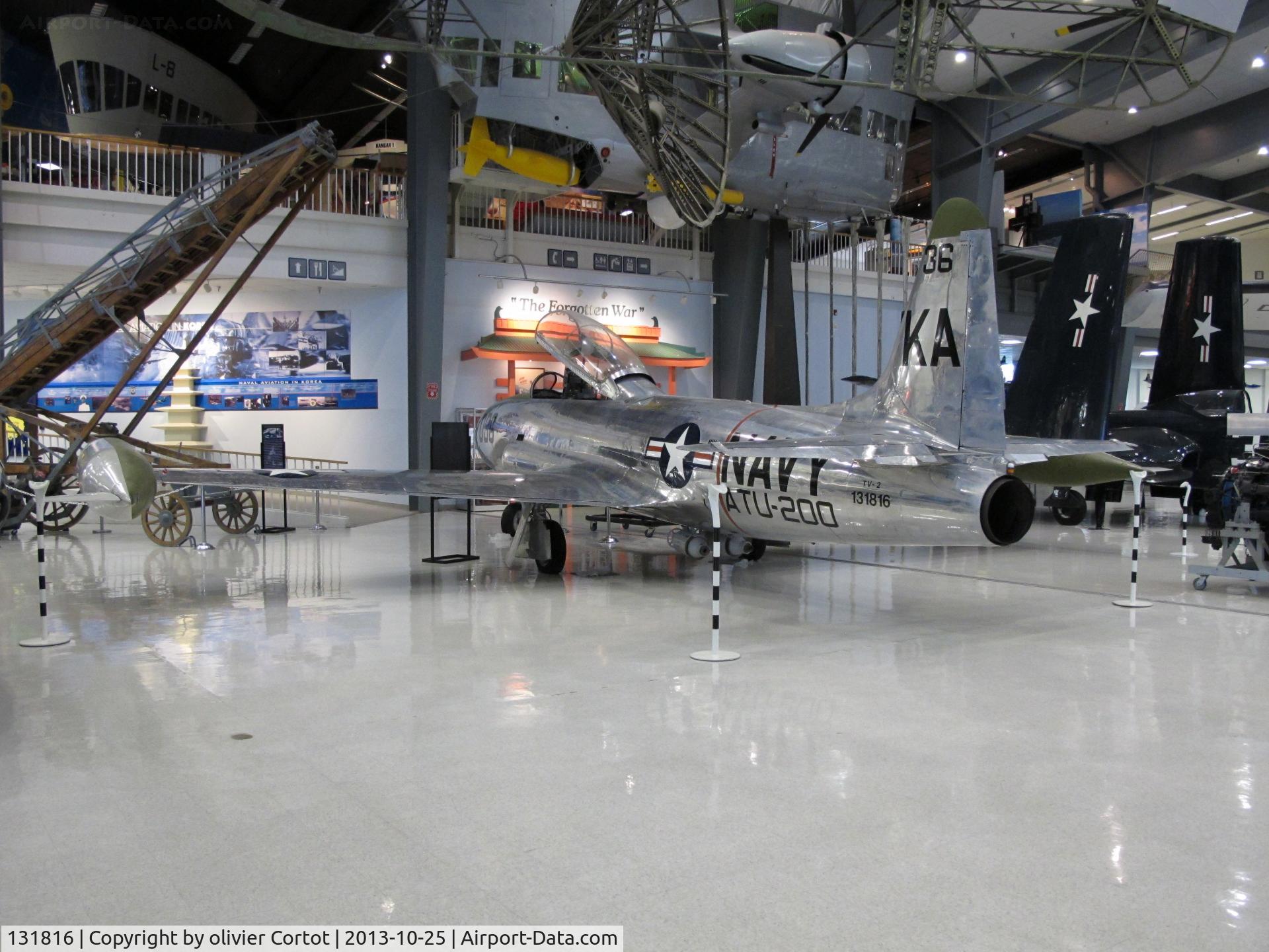 131816, Lockheed T-33B (TV-2 Seastar) C/N 580-6650, rear view