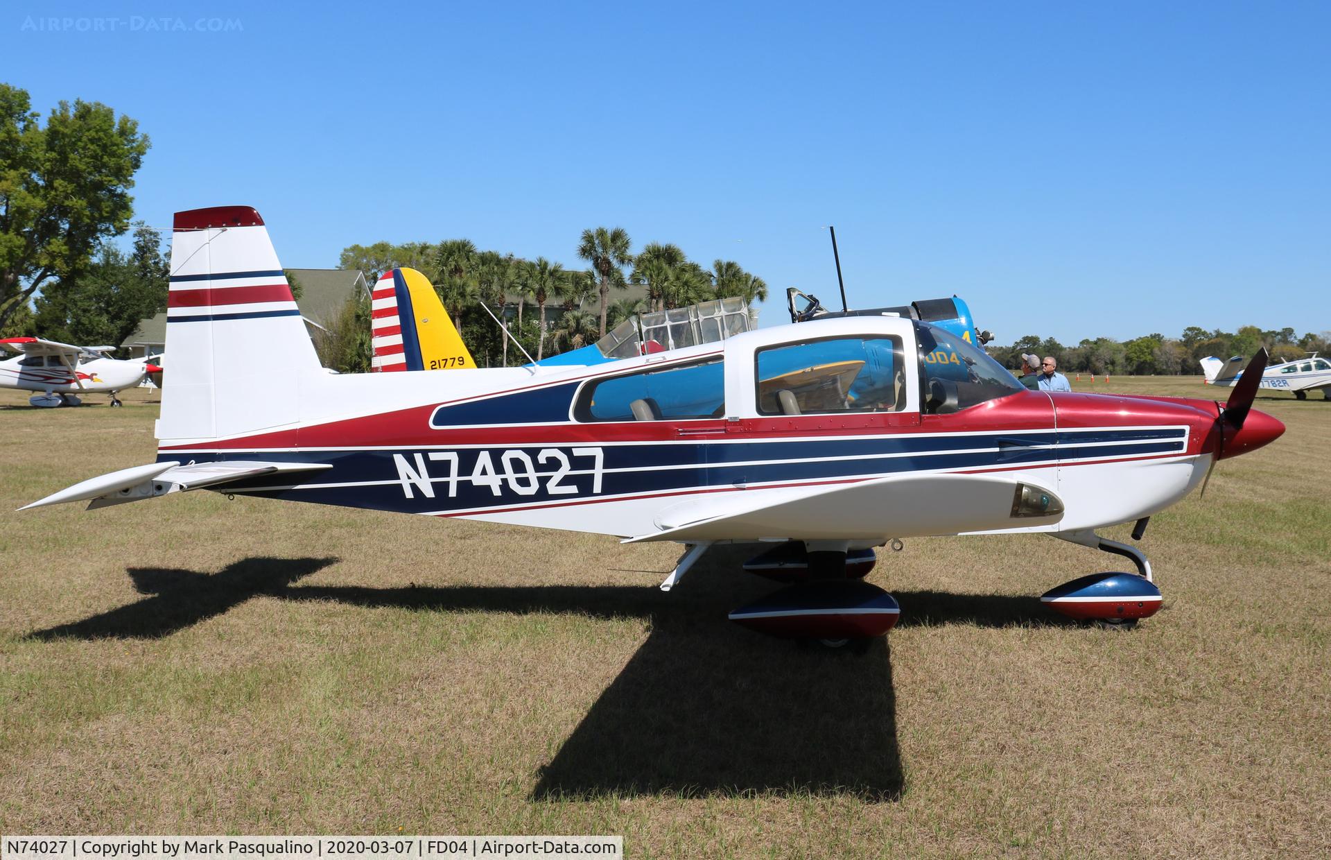 N74027, 1975 Grumman American AA-5B Tiger C/N AA5B-0104, Grumman American AA-5B