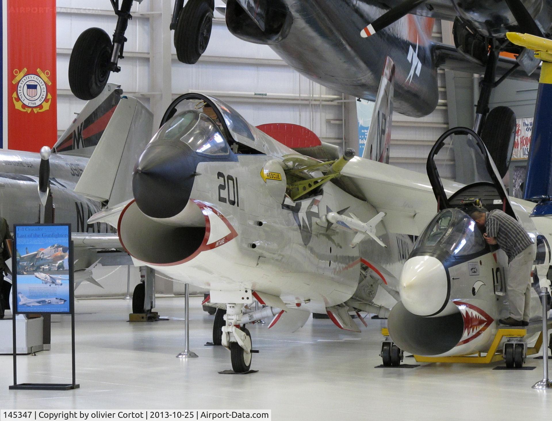 145347, 1957 Vought F-8A Crusader C/N Not found 145347, Pensacola museum