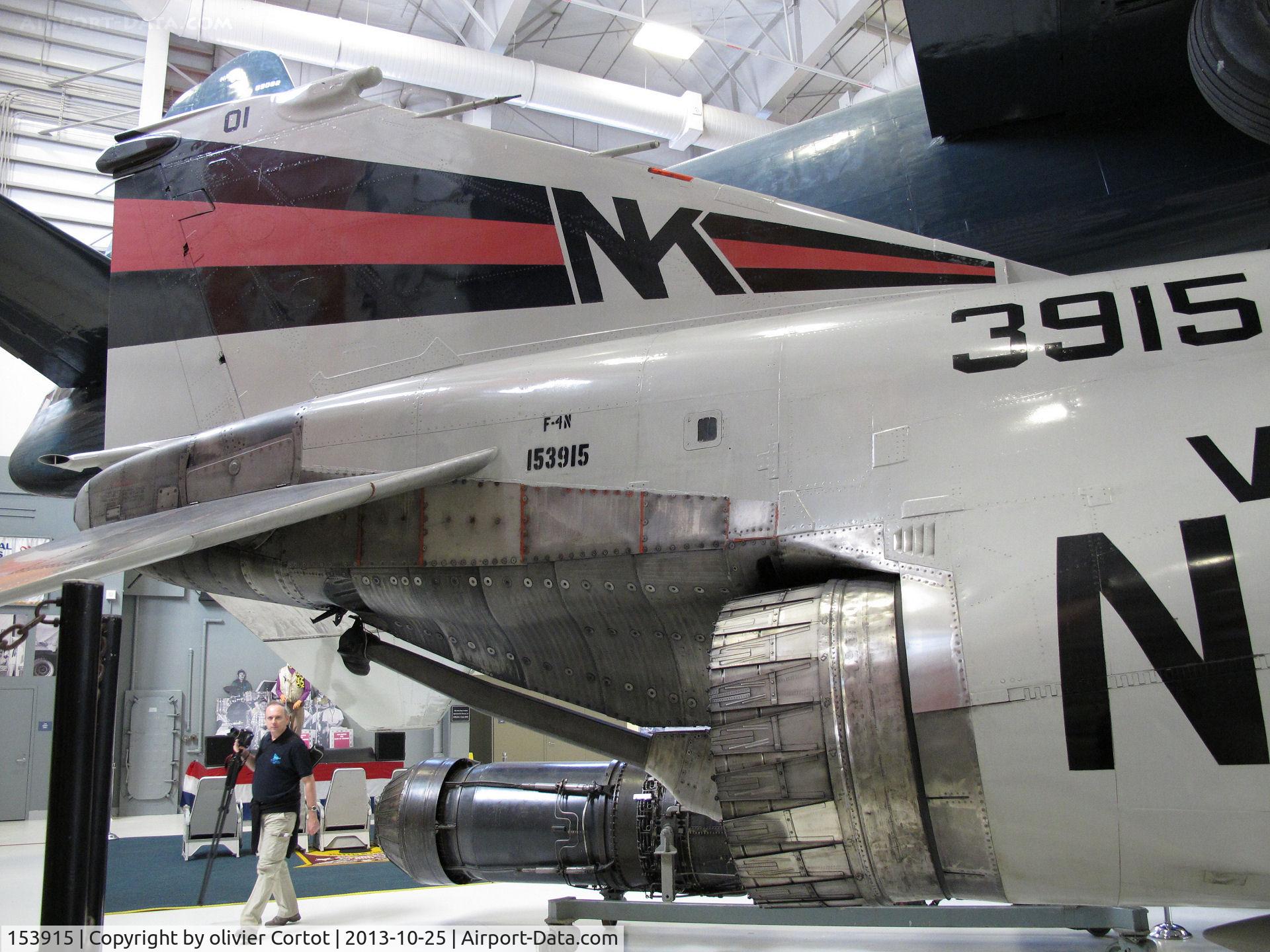 153915, McDonnell F-4N Phantom II C/N 1796, view on the tail