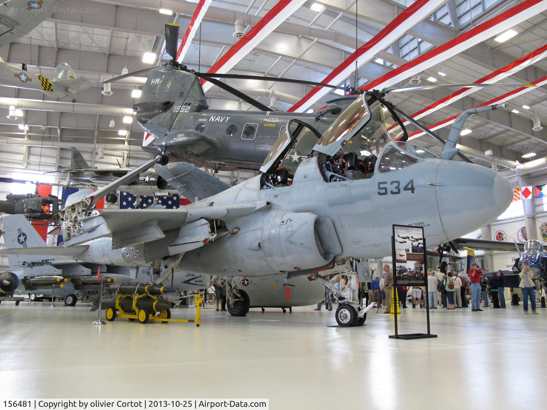 156481, Grumman EA-6B Prowler C/N P-4, Pensacola museum