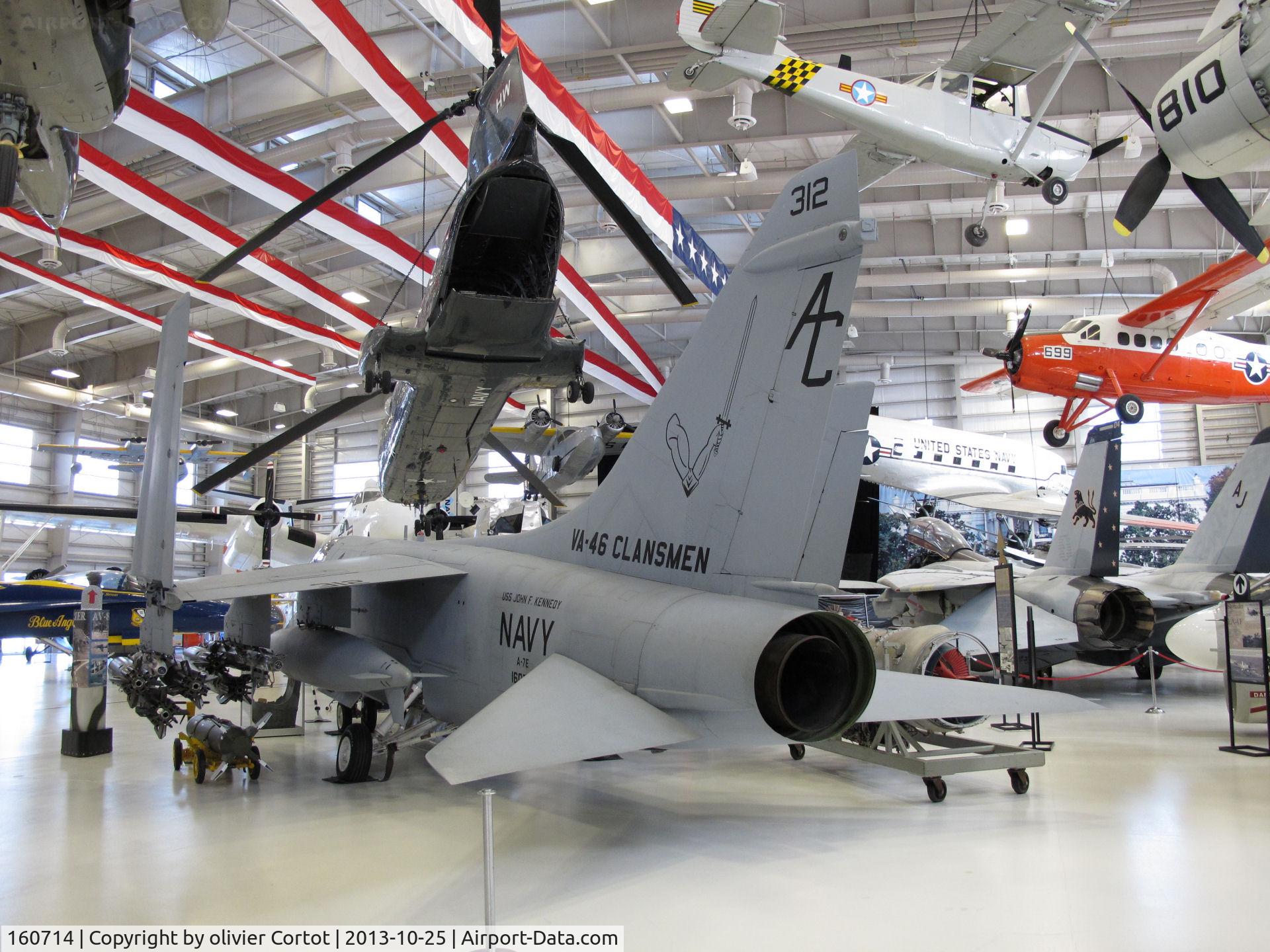 160714, LTV A-7E Corsair II C/N E-547, rear view