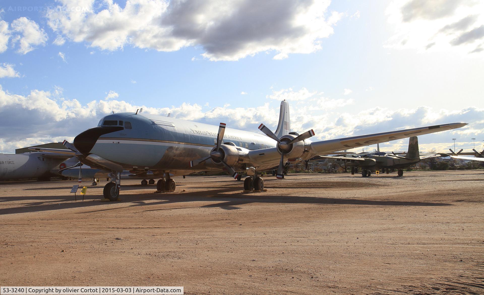 53-3240, 1954 Douglas VC-118A Liftmaster C/N 44611, Pima outdoor exhibit