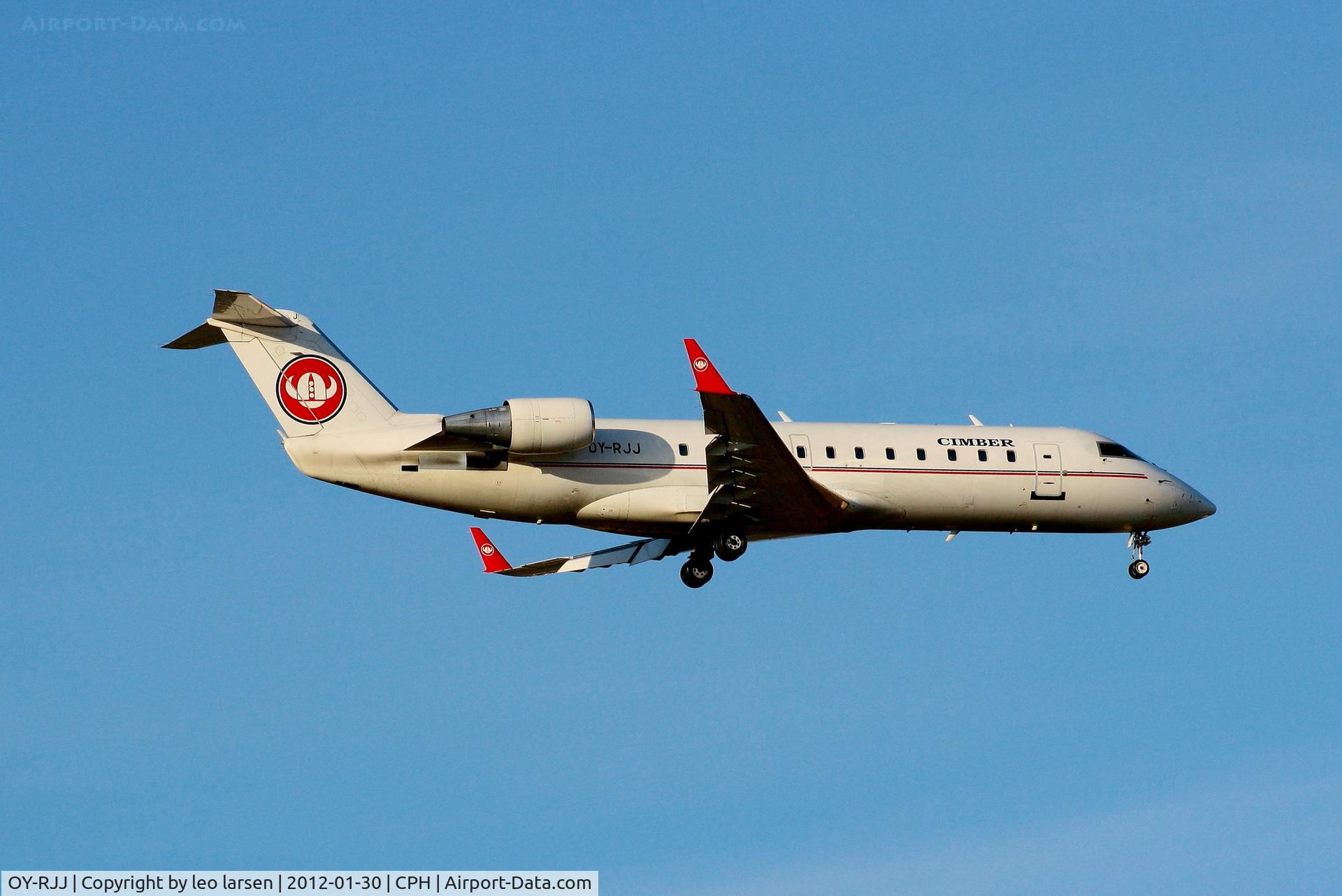 OY-RJJ, 2003 Bombardier CRJ-200ER (CL-600-2B19) C/N 7784, Copenhagen 30.1.2012