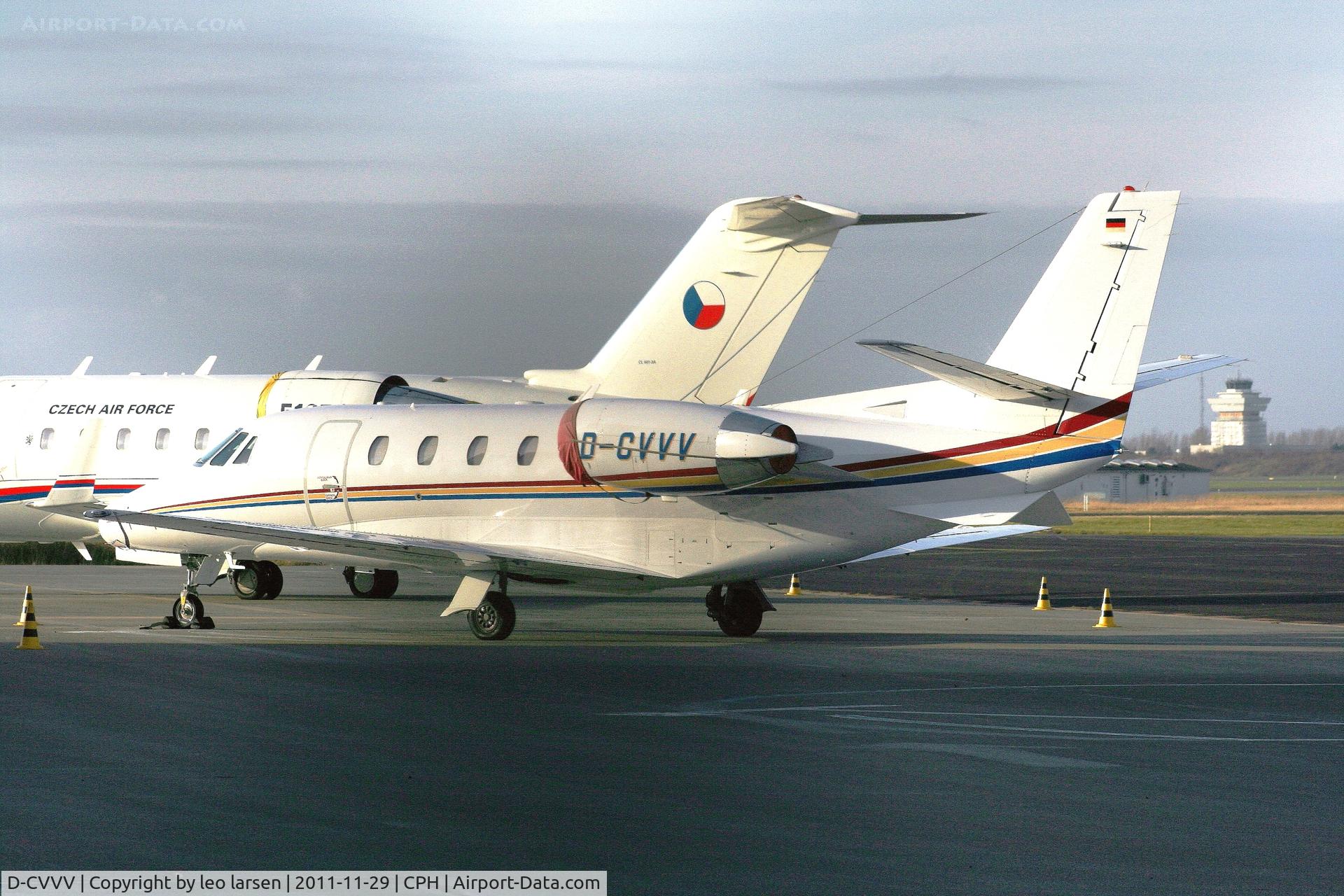 D-CVVV, 2007 Cessna 560 Citation XLS C/N 560-5723, Copenhagen 29.11.2011