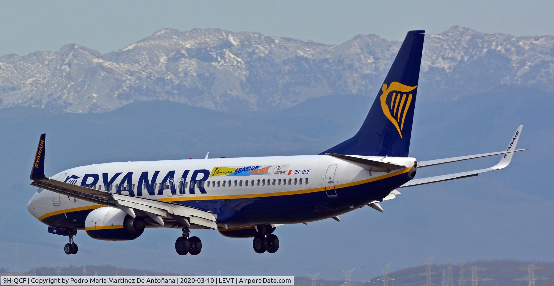 9H-QCF, 2016 Boeing 737-8AS C/N 44725, Aeropuerto de Foronda - Vitoria-Gasteiz - Euskadi - España