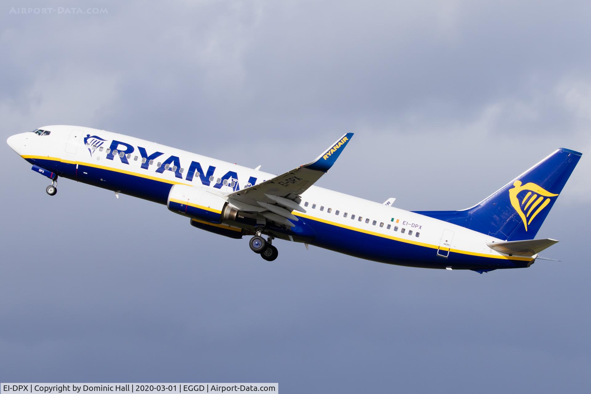 EI-DPX, 2007 Boeing 737-8AS C/N 35553, 01/03/20 BRS