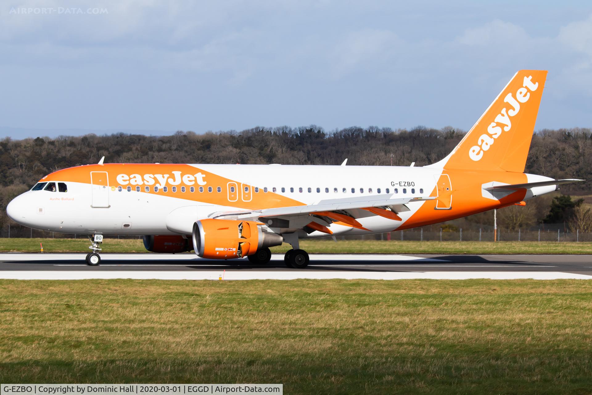G-EZBO, 2007 Airbus A319-111 C/N 3082, 01/03/20 BRS