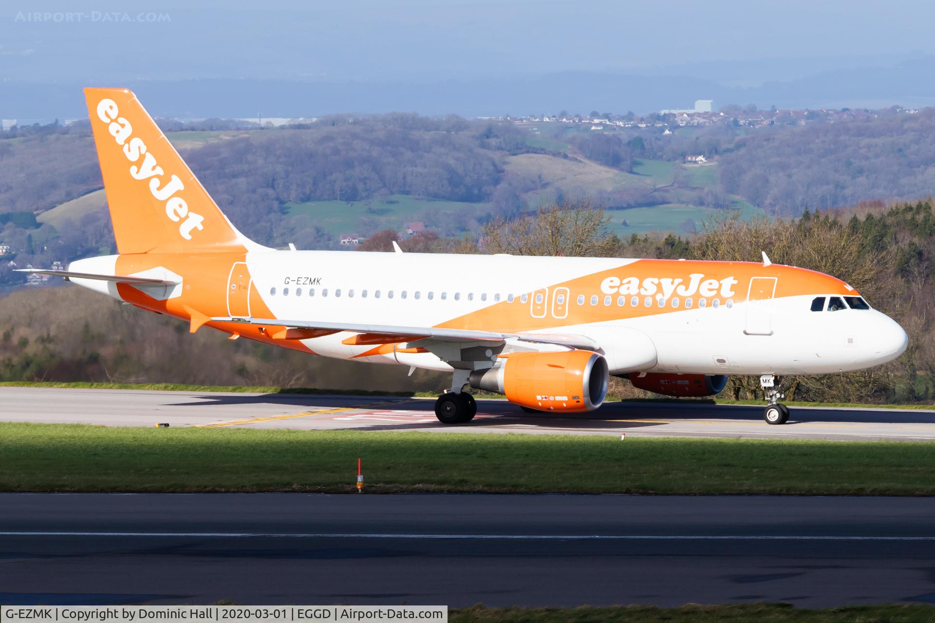 G-EZMK, 2004 Airbus A319-111 C/N 2370, 01/03/20 BRS
