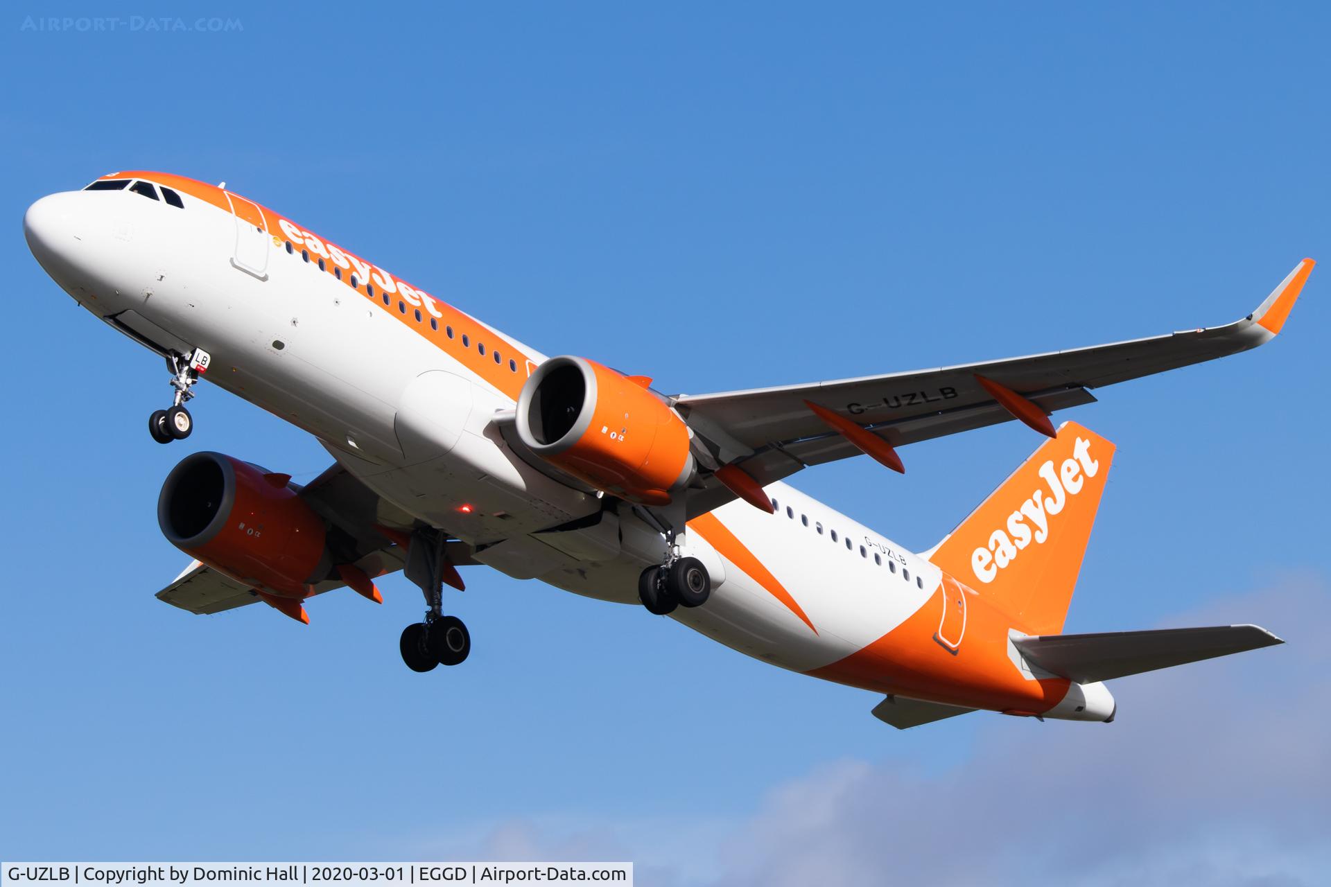 G-UZLB, 2019 Airbus A320-251N C/N 8998, 01/03/20 BRS