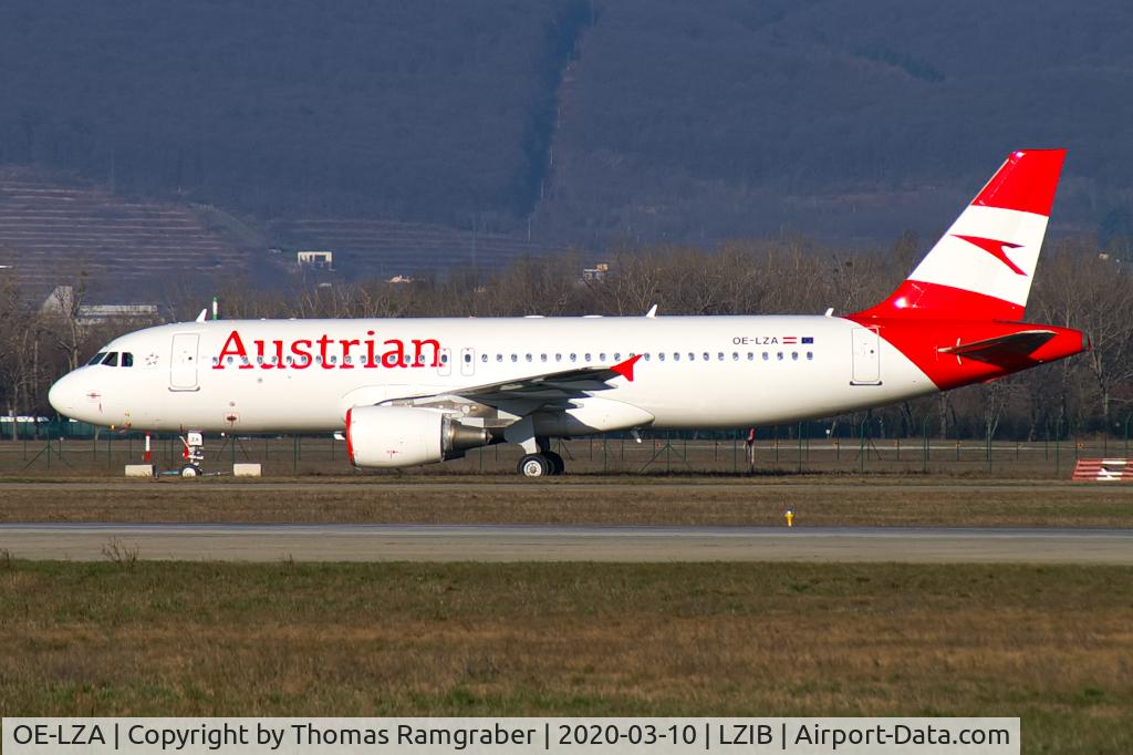 OE-LZA, 2007 Airbus A320-214 C/N 3234, Austrian Airlines Airbus A320