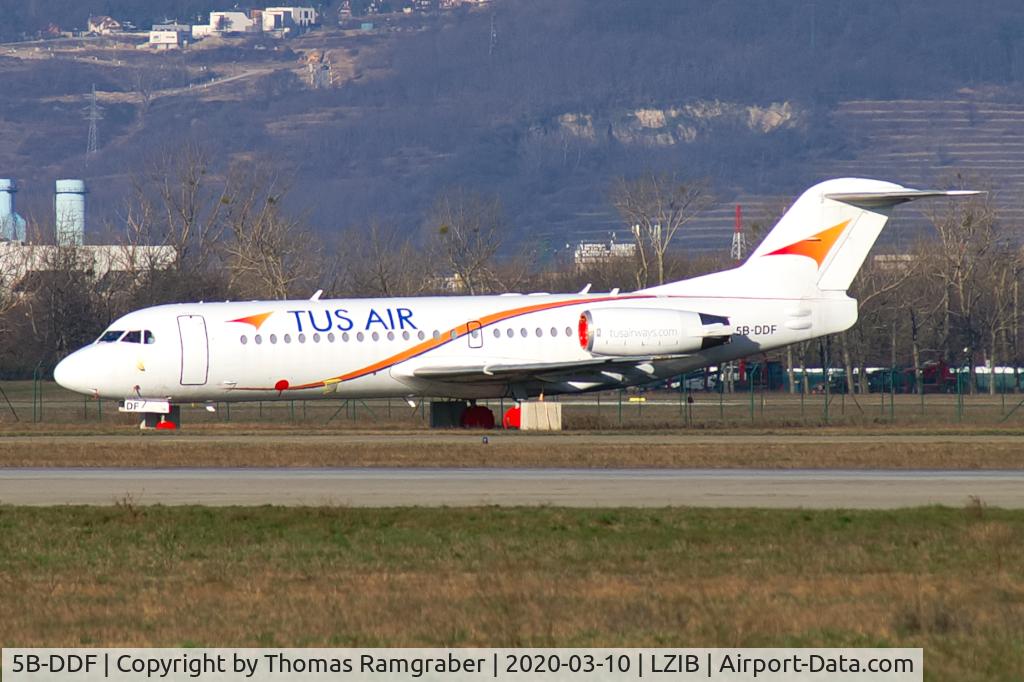 5B-DDF, 1996 Fokker 70 (F-28-070) C/N 11562, Tus Air Fokker 70