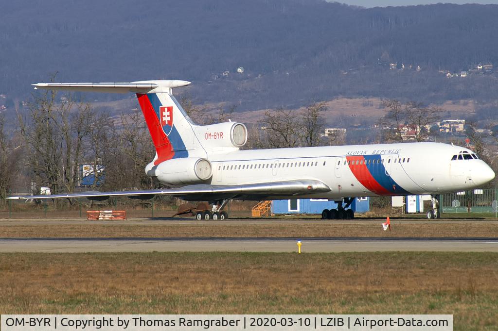 OM-BYR, 1998 Tupolev Tu-154M C/N 98A1012, Slovakia - Government Tupolev Tu-154M
