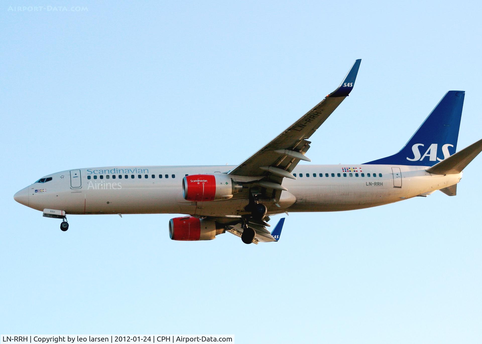 LN-RRH, 2009 Boeing 737-883 C/N 34546, Copenhagen 24.1.2012