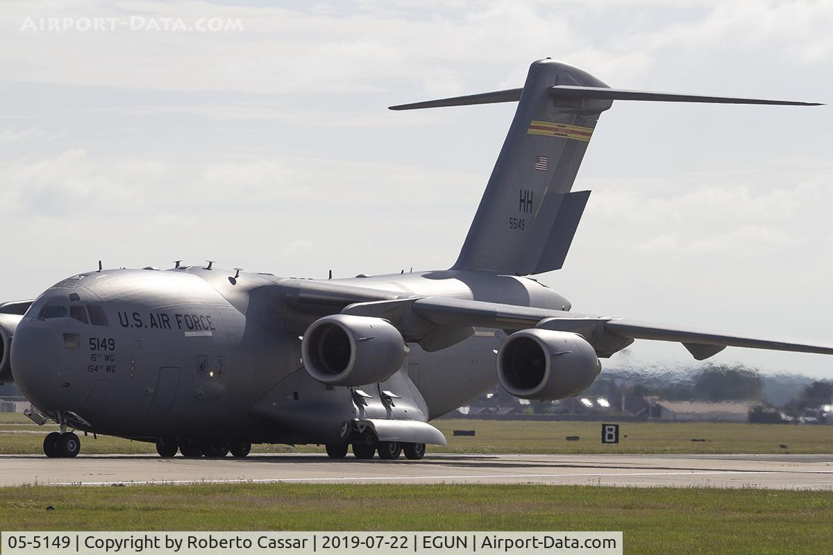 05-5149, 2005 Boeing C-17A Globemaster III C/N P-149, Mildenhall