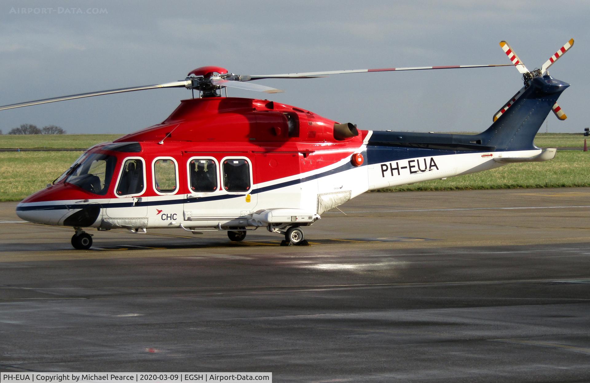 PH-EUA, 2007 AgustaWestland AW-139 C/N 31072, Parked on the SaxonAir apron.