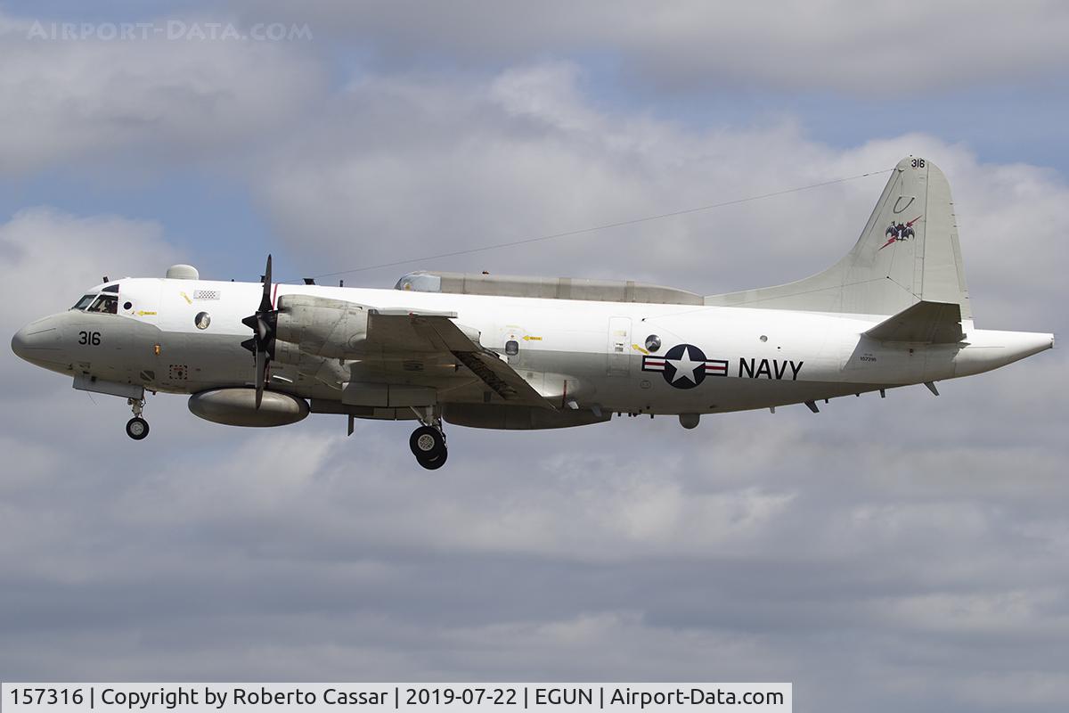 157316, Lockheed EP-3E Aries II C/N 285A-5531, Mildenhall