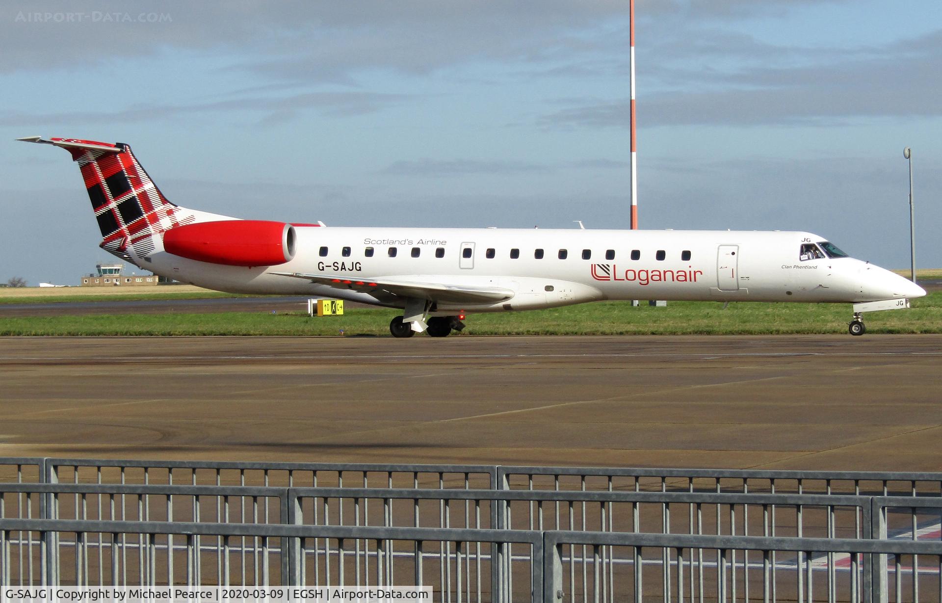 G-SAJG, 1999 Embraer EMB-145EP (ERJ-145EP) C/N 145126, 