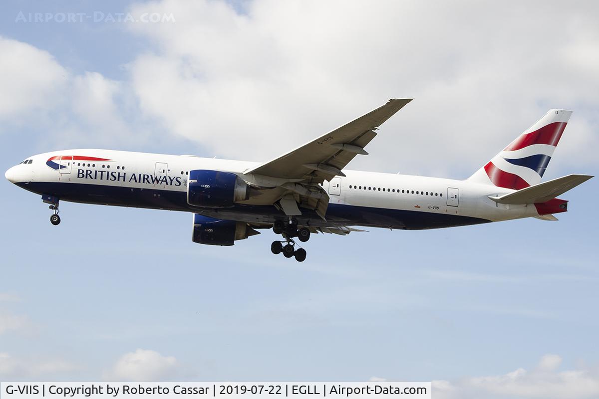 G-VIIS, 1999 Boeing 777-236/ER C/N 29323, Heathrow