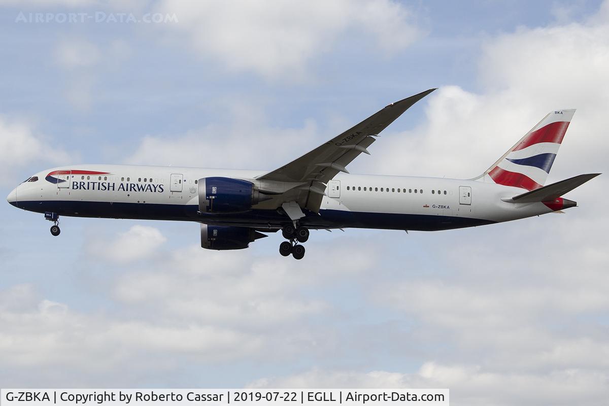 G-ZBKA, 2015 Boeing 787-9 Dreamliner C/N 38616, Heathrow
