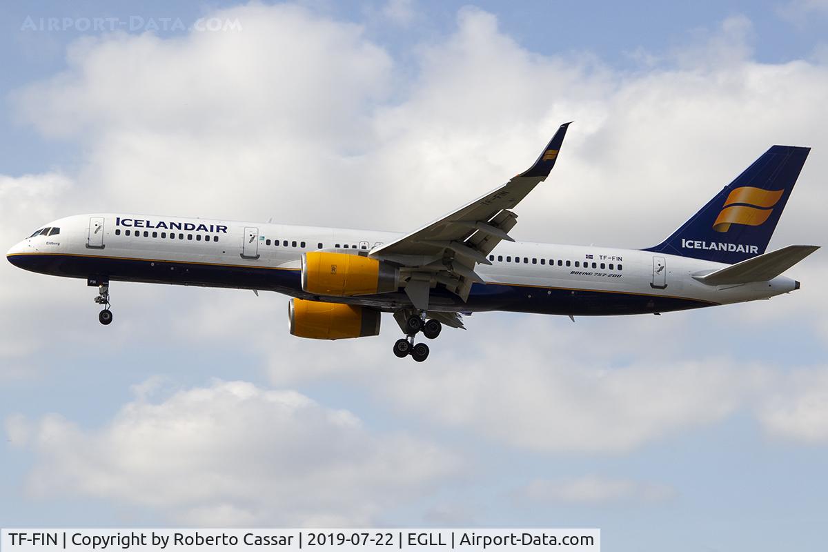 TF-FIN, 1997 Boeing 757-208 C/N 28989, Heathrow