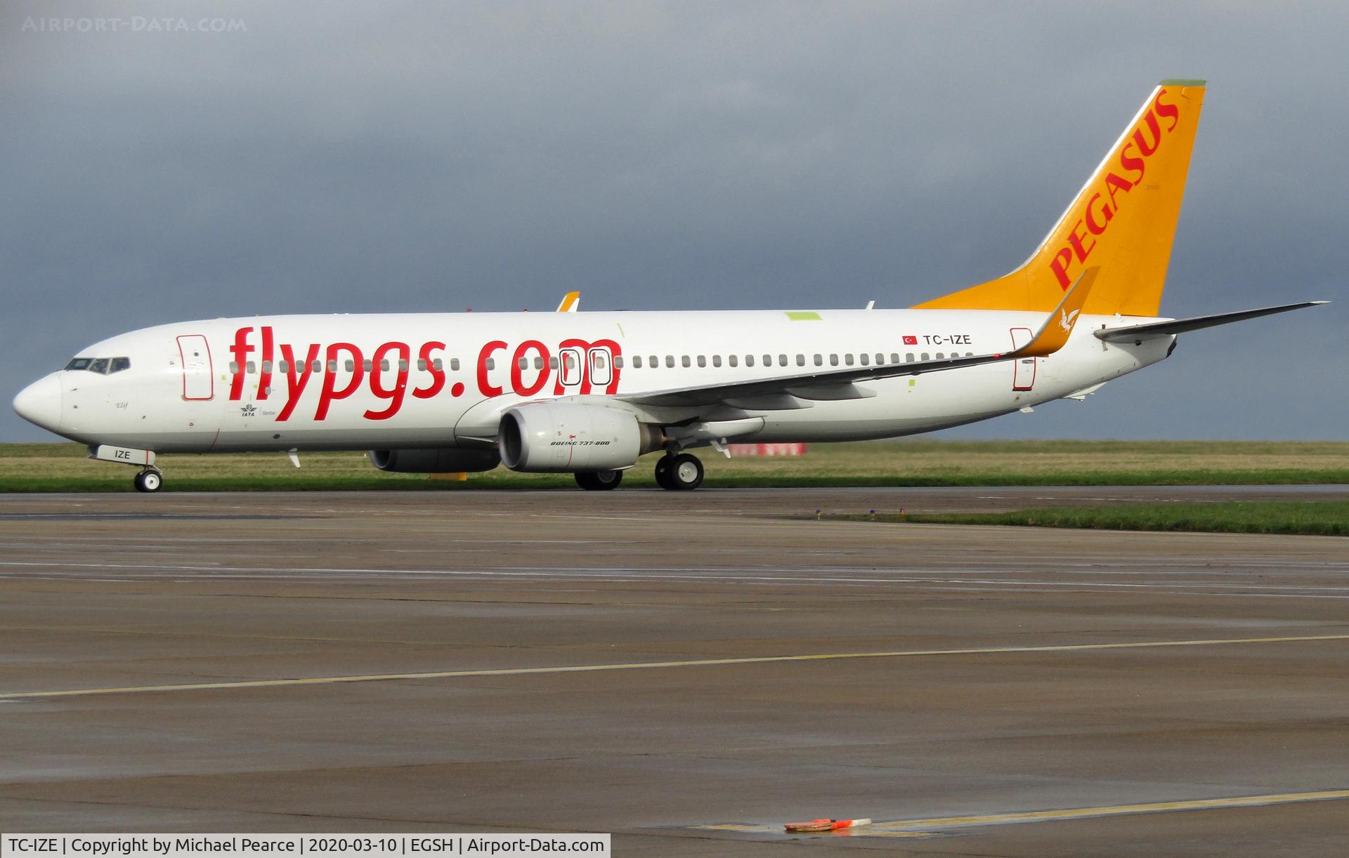 TC-IZE, 2008 Boeing 737-86J C/N 37740, 