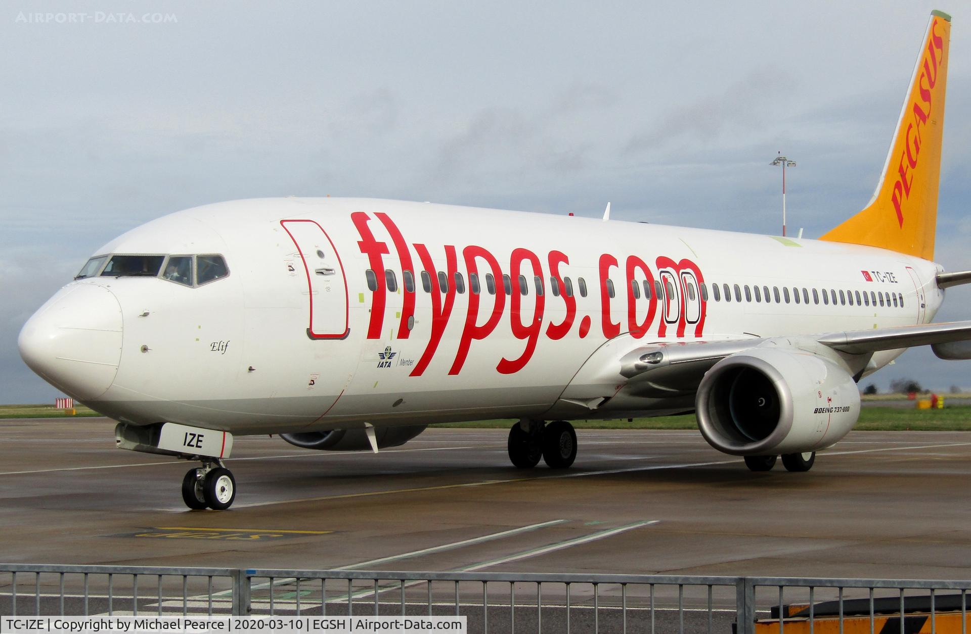 TC-IZE, 2008 Boeing 737-86J C/N 37740, 