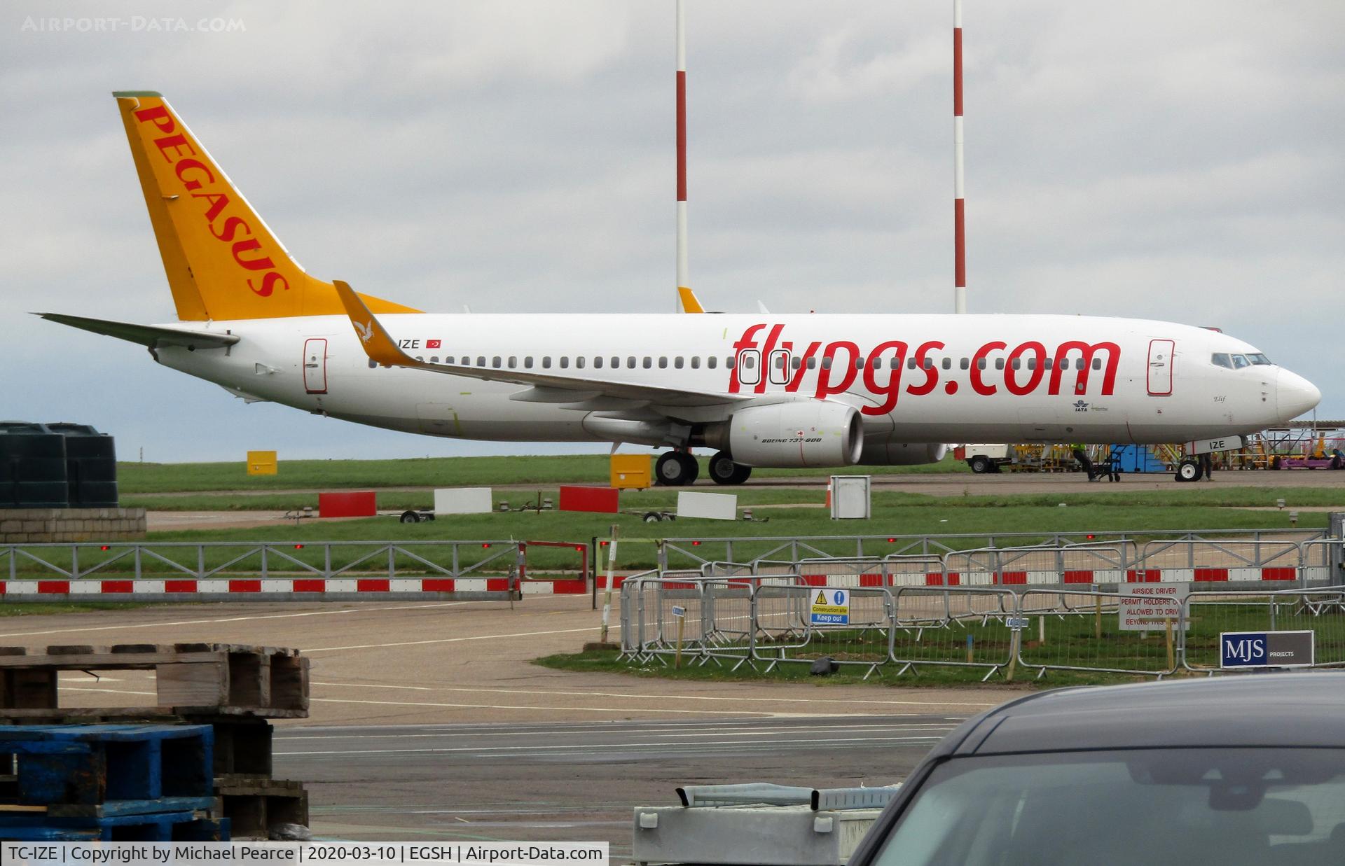 TC-IZE, 2008 Boeing 737-86J C/N 37740, 