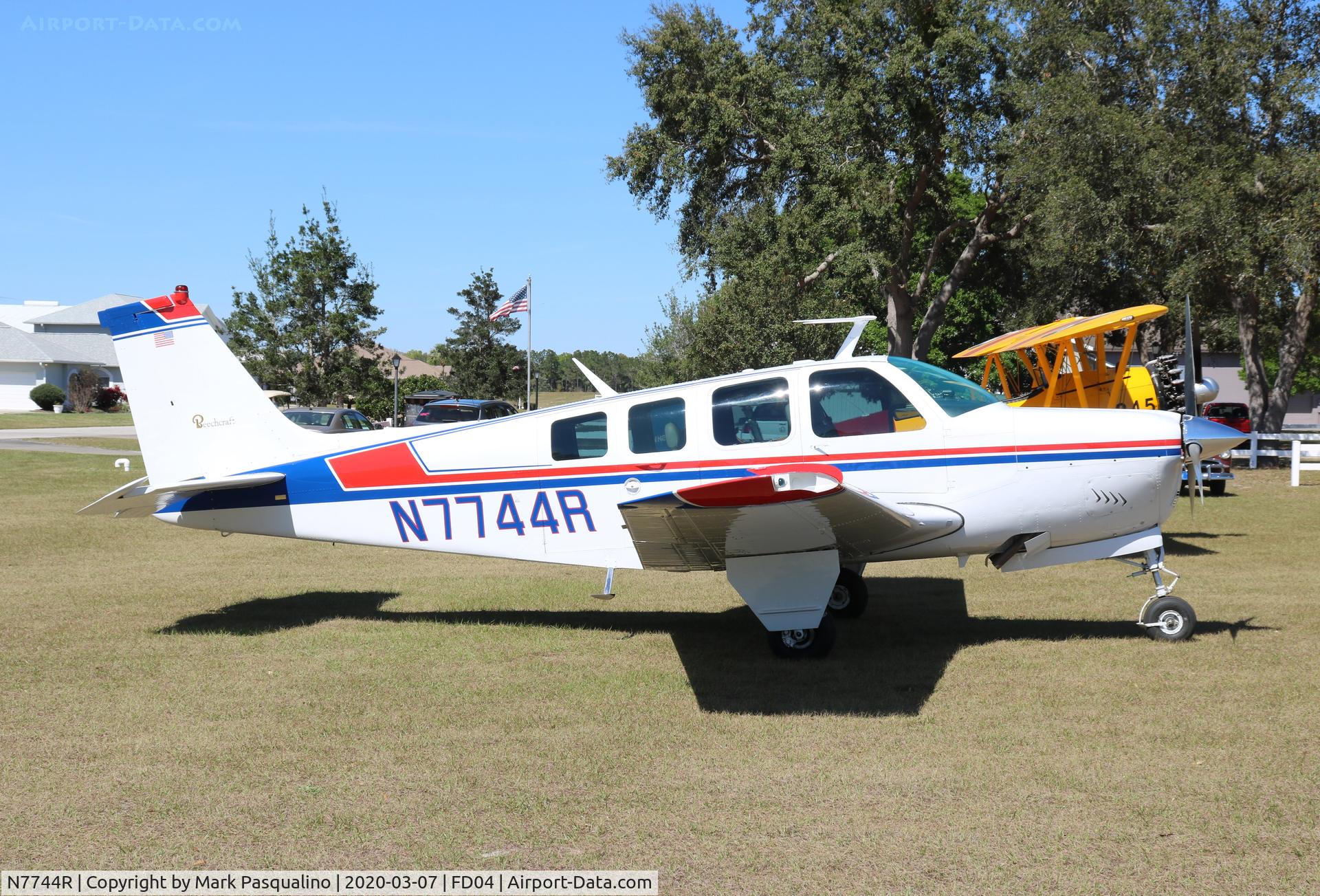N7744R, 1968 Beech 36 Bonanza C/N E-105, Beech 36