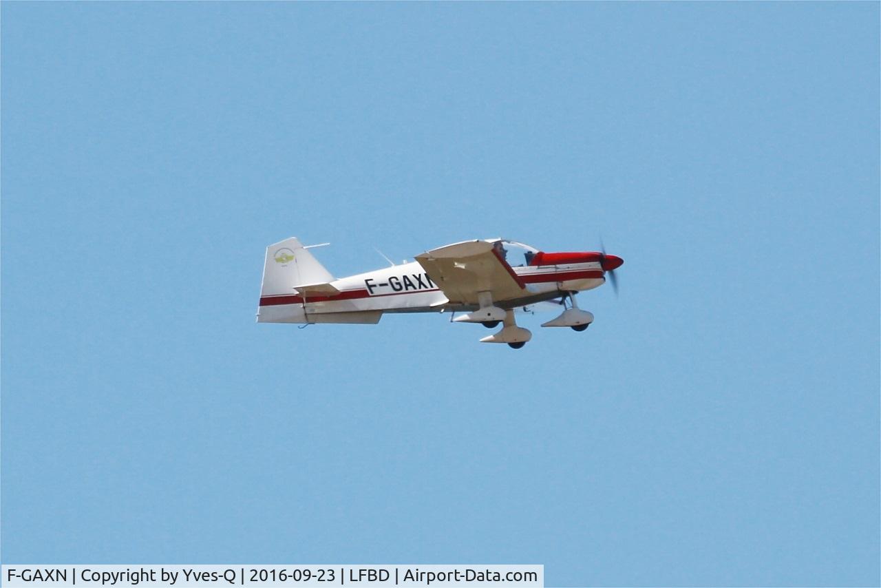 F-GAXN, Robin R-2160 Alpha Sport C/N 152, Robin R-2160 Alpha Sport, Flight over Bordeaux Mérignac airport (LFBD-BOD)