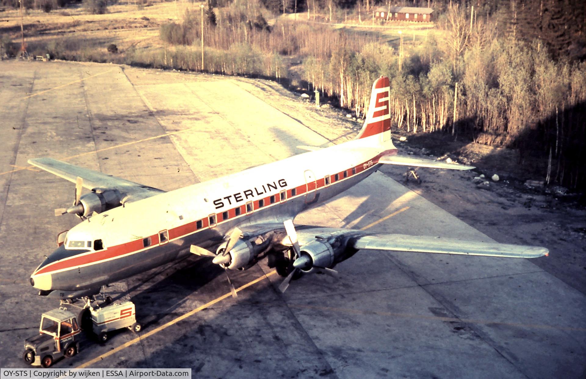 OY-STS, Douglas DC-6B C/N 45201, Ramp K