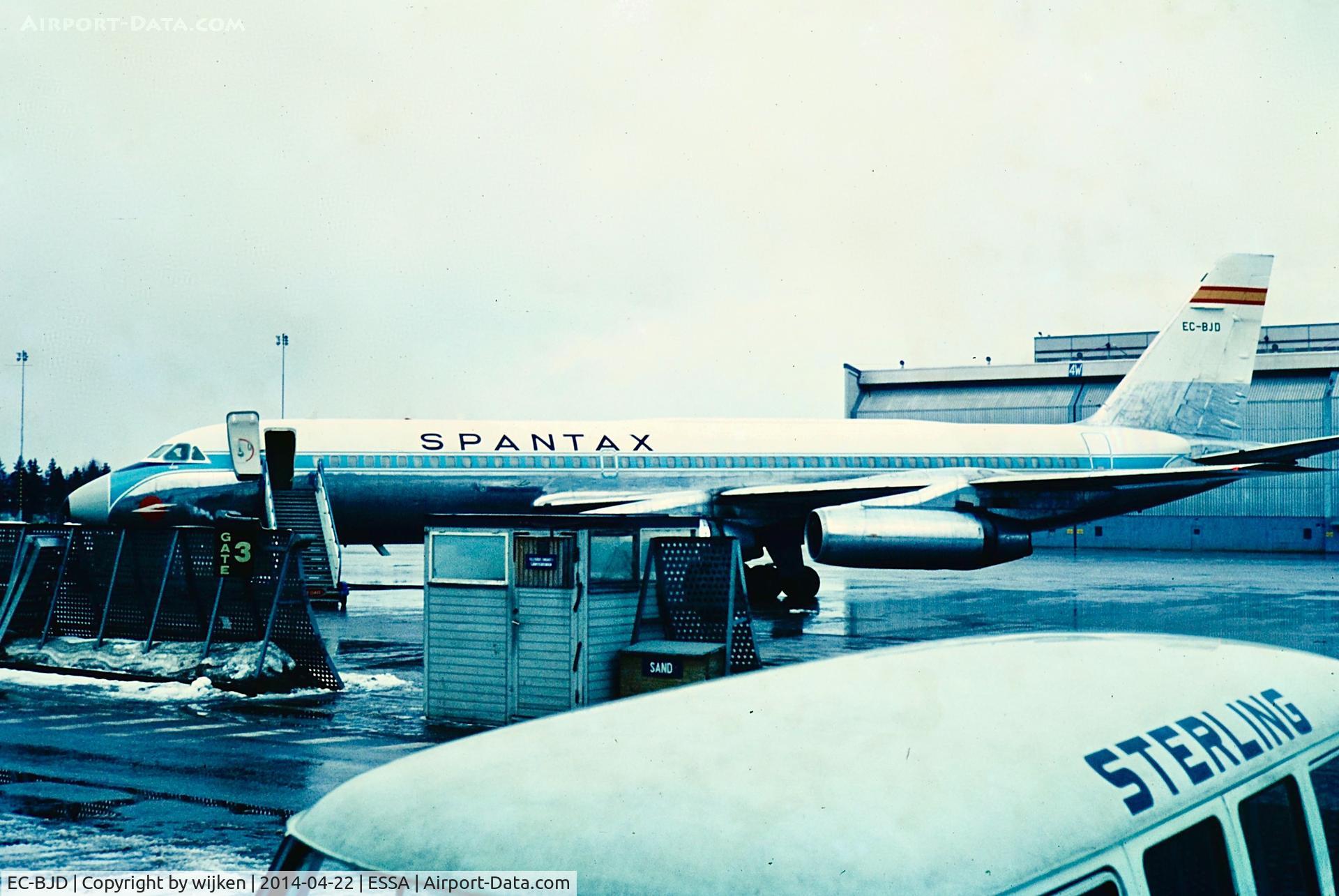 EC-BJD, 1962 Convair CV-990-30A-5 Coronado C/N 30-10-23, Ramp G   1970