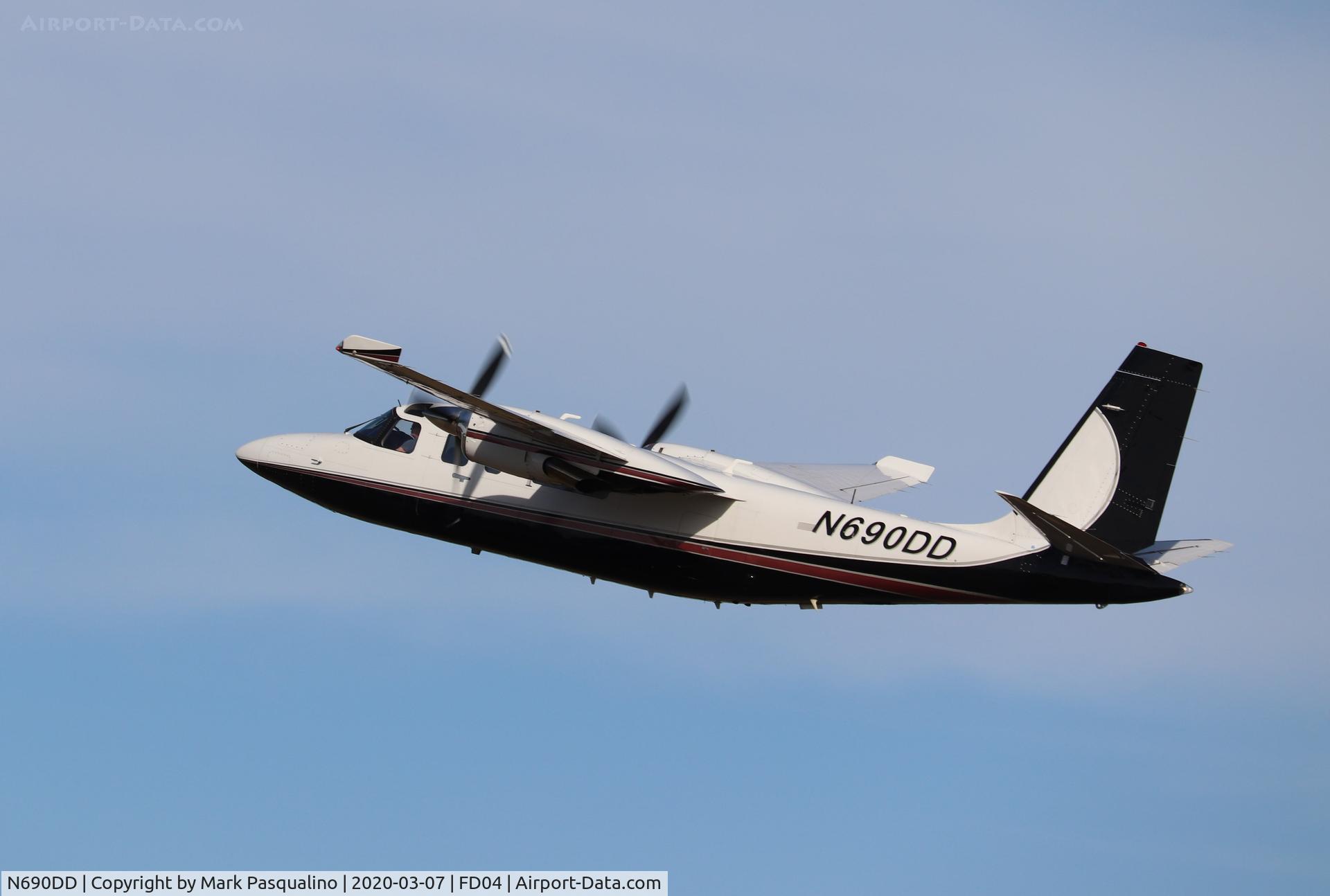 N690DD, 1974 Aero Commander 690A Turbo Commander C/N 11159, Aero Commander 690A