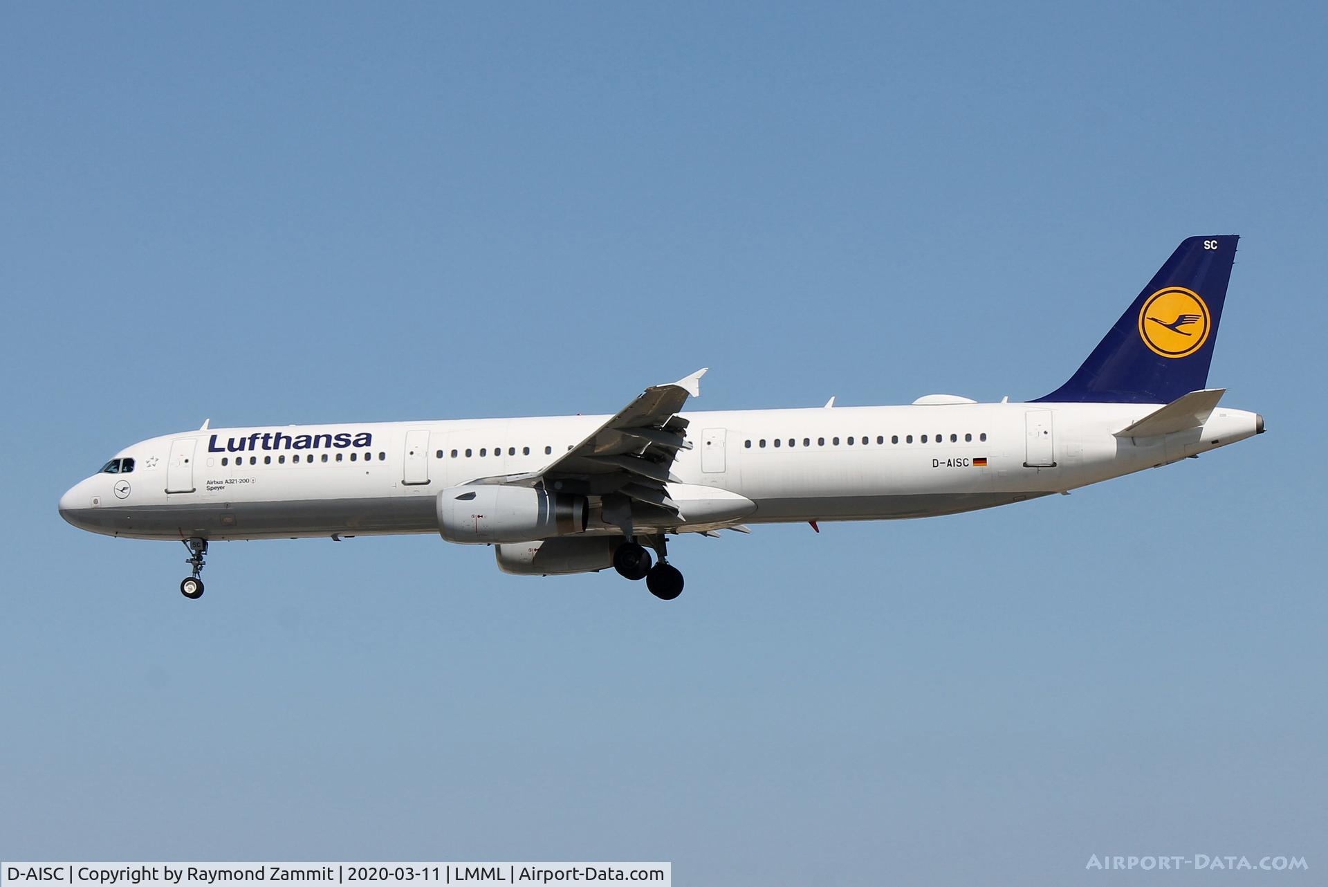 D-AISC, 1999 Airbus A321-231 C/N 1161, A321 D-AISC Lufthansa