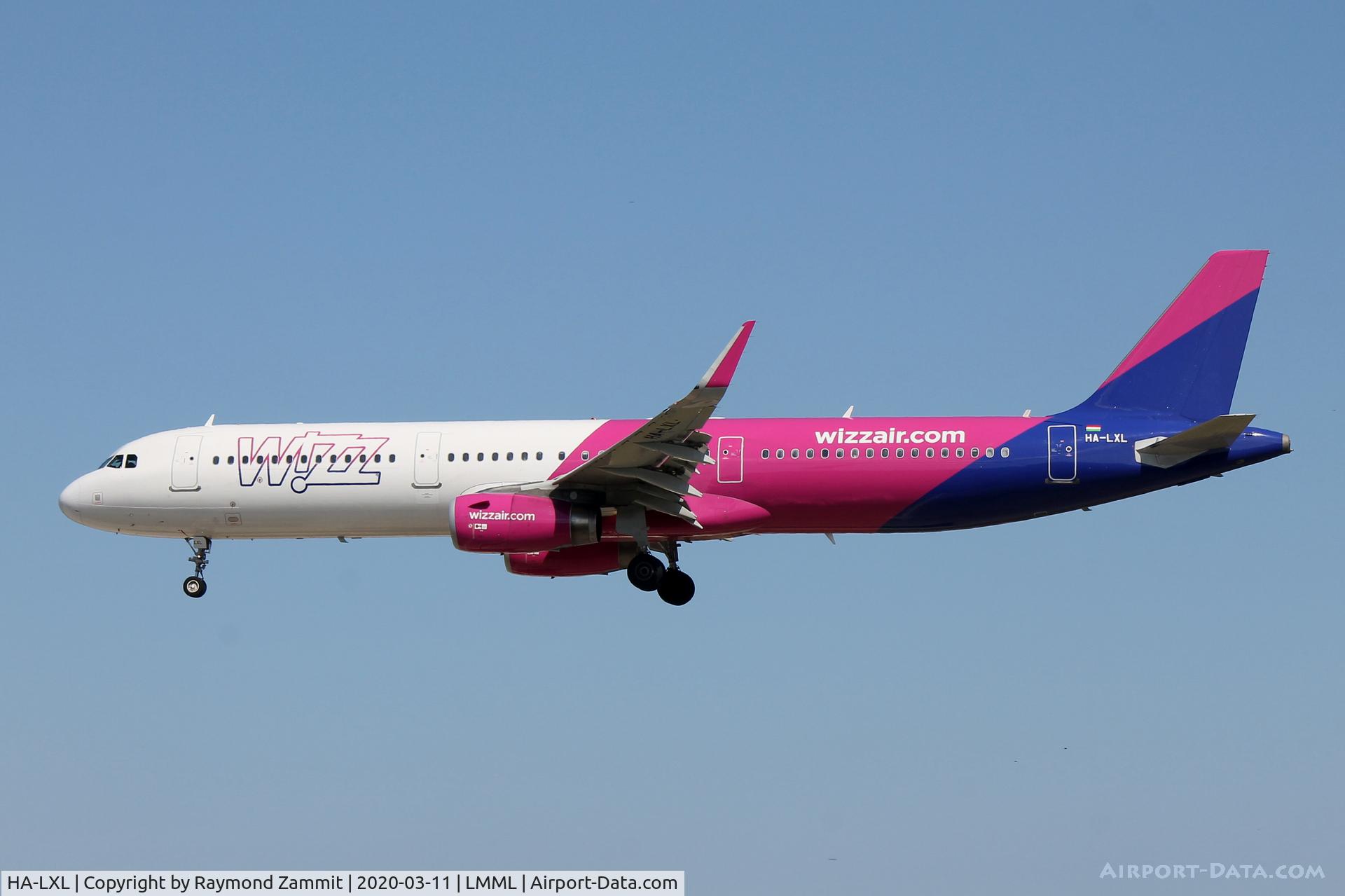 HA-LXL, 2016 Airbus A321-231 C/N 7488, A321 HA-LXL Wizzair