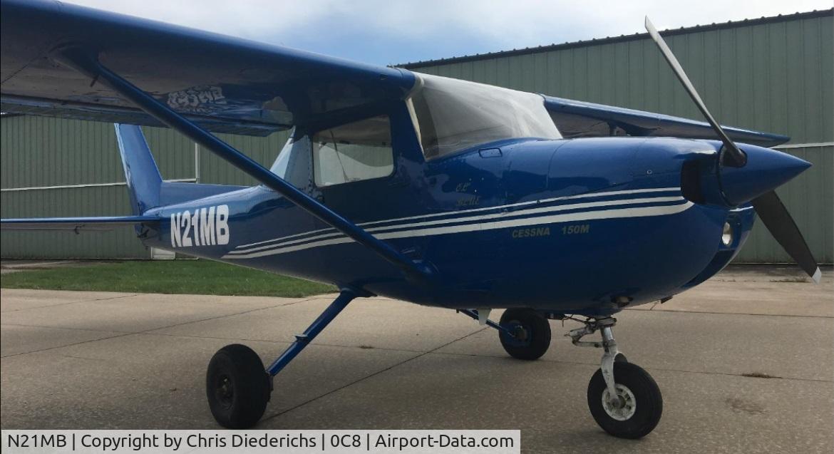 N21MB, 1975 Cessna 150M C/N 15077002, Im the new Owner! Repainted and Interior refinished! She is one sharp looking bird now!