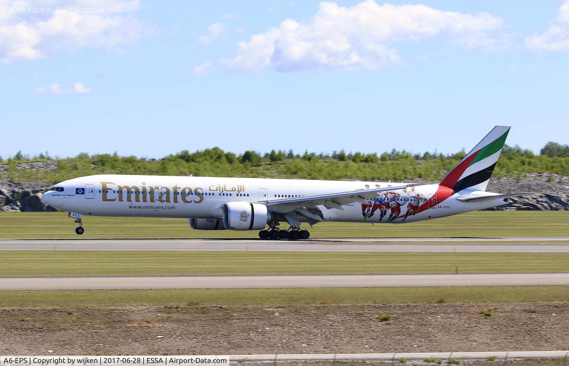 A6-EPS, 2016 Boeing 777-31H/ER C/N 42338, RWY 01R